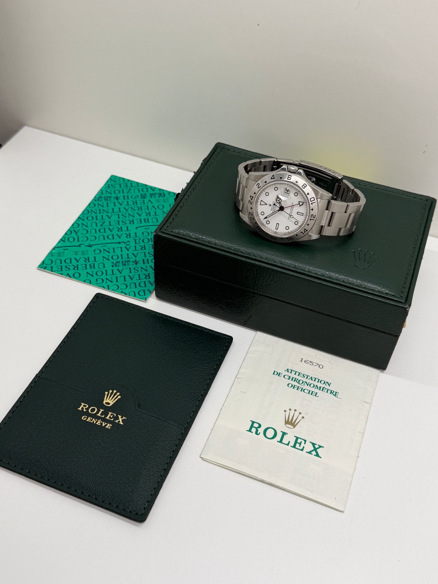 Rolex Explorer II Ref.16570 - White Dial - Year 1997