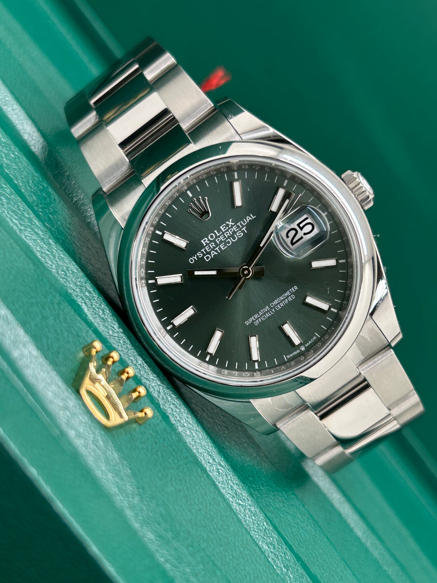 Rolex Datejust 36 - Green Mint Dial - Ref 126200 - New 2025