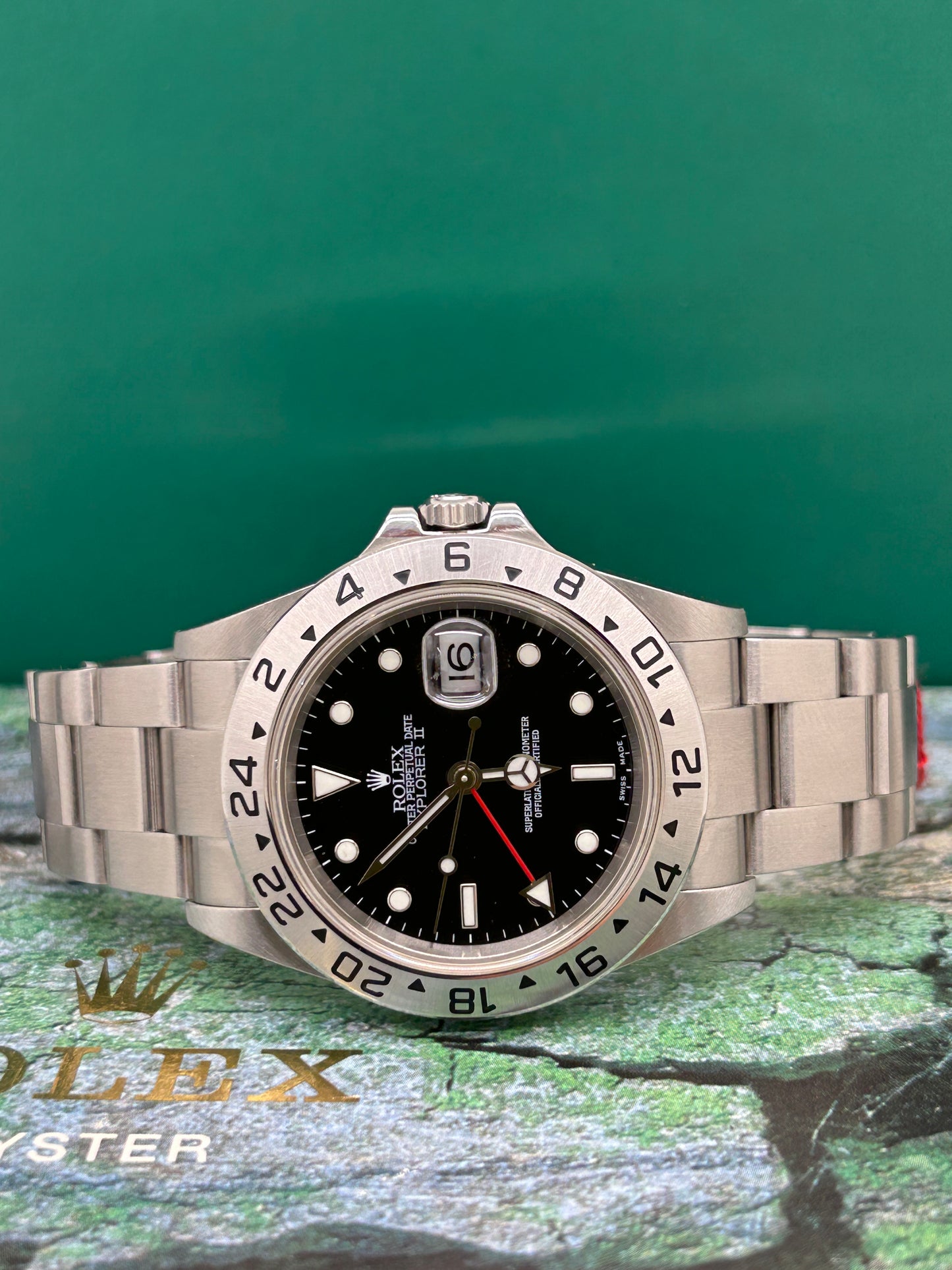 Rolex Explorer II - Black Dial - Ref 16570 - Perfect Condition - Year 2006