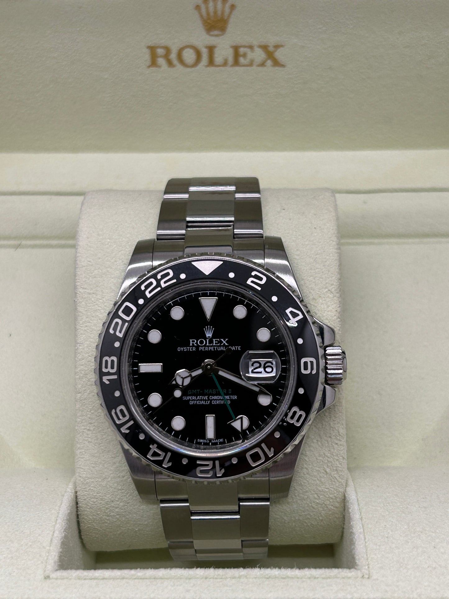 Rolex GMT-Master II - Ref 116710LN - Year 2010