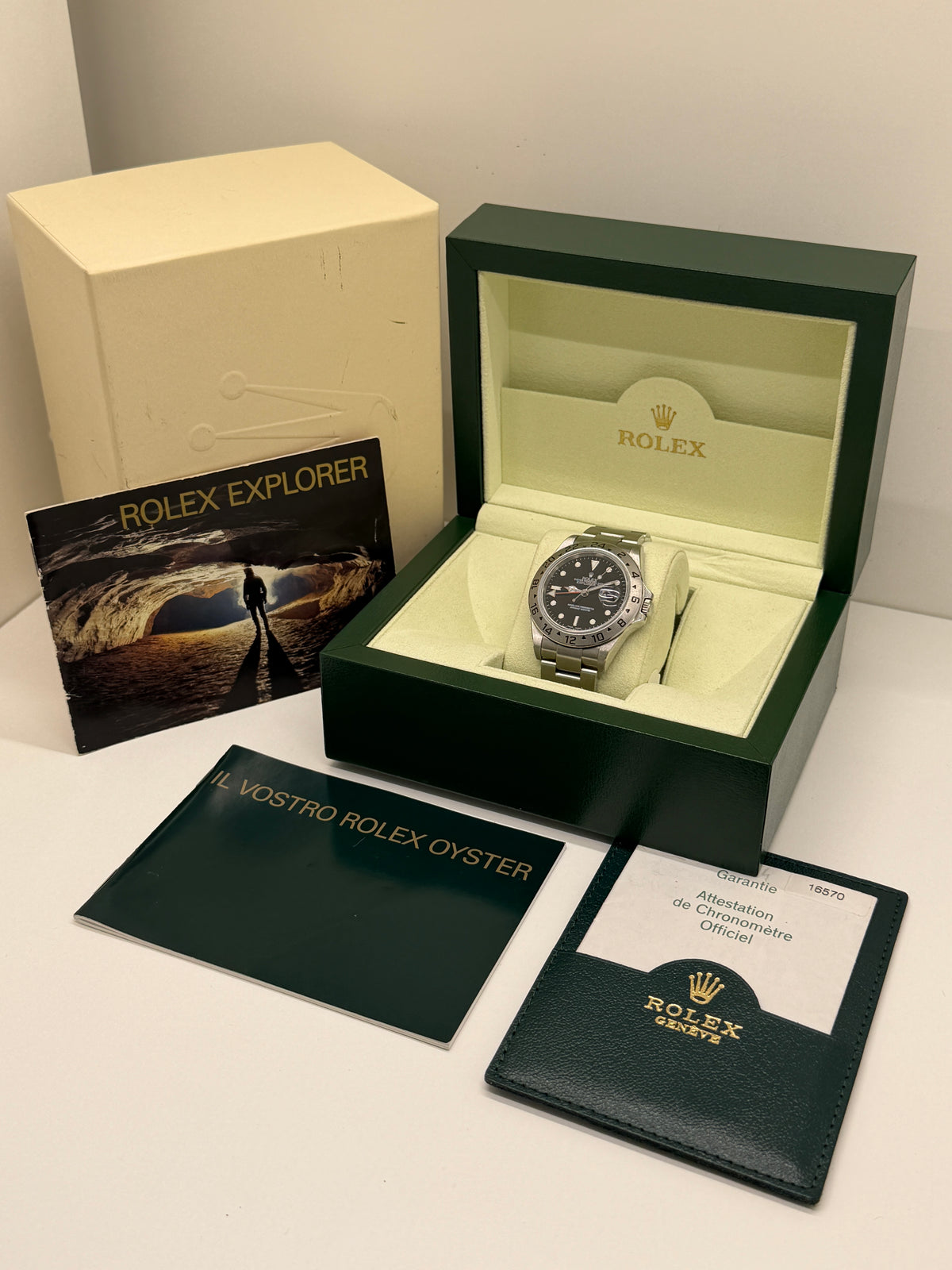 Rolex Explorer II Black Dial - Ref 16570 Year 2007