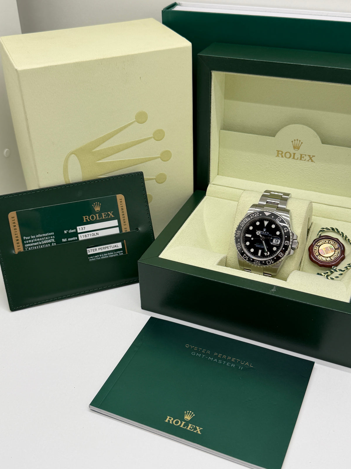 Rolex GMT-Master II Ref 116710LN - Year 2008
