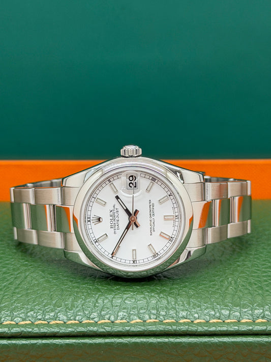 Rolex Datejust 31mm - White Dial - Ref 178240