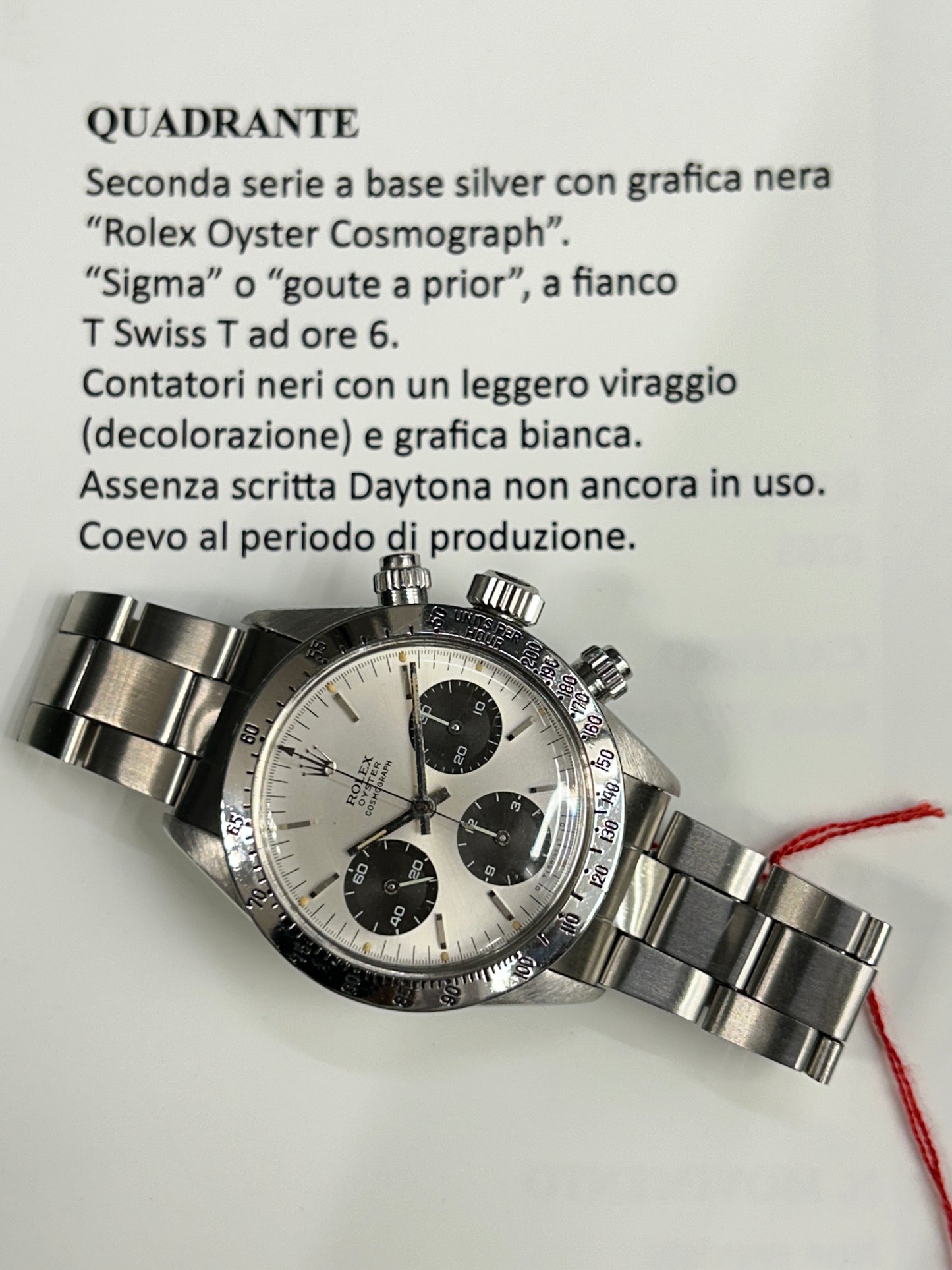 Rolex Daytona - 6265 - White Panda Sigma Dial - Year 1976 - 100% Original & Coeve - Expertized