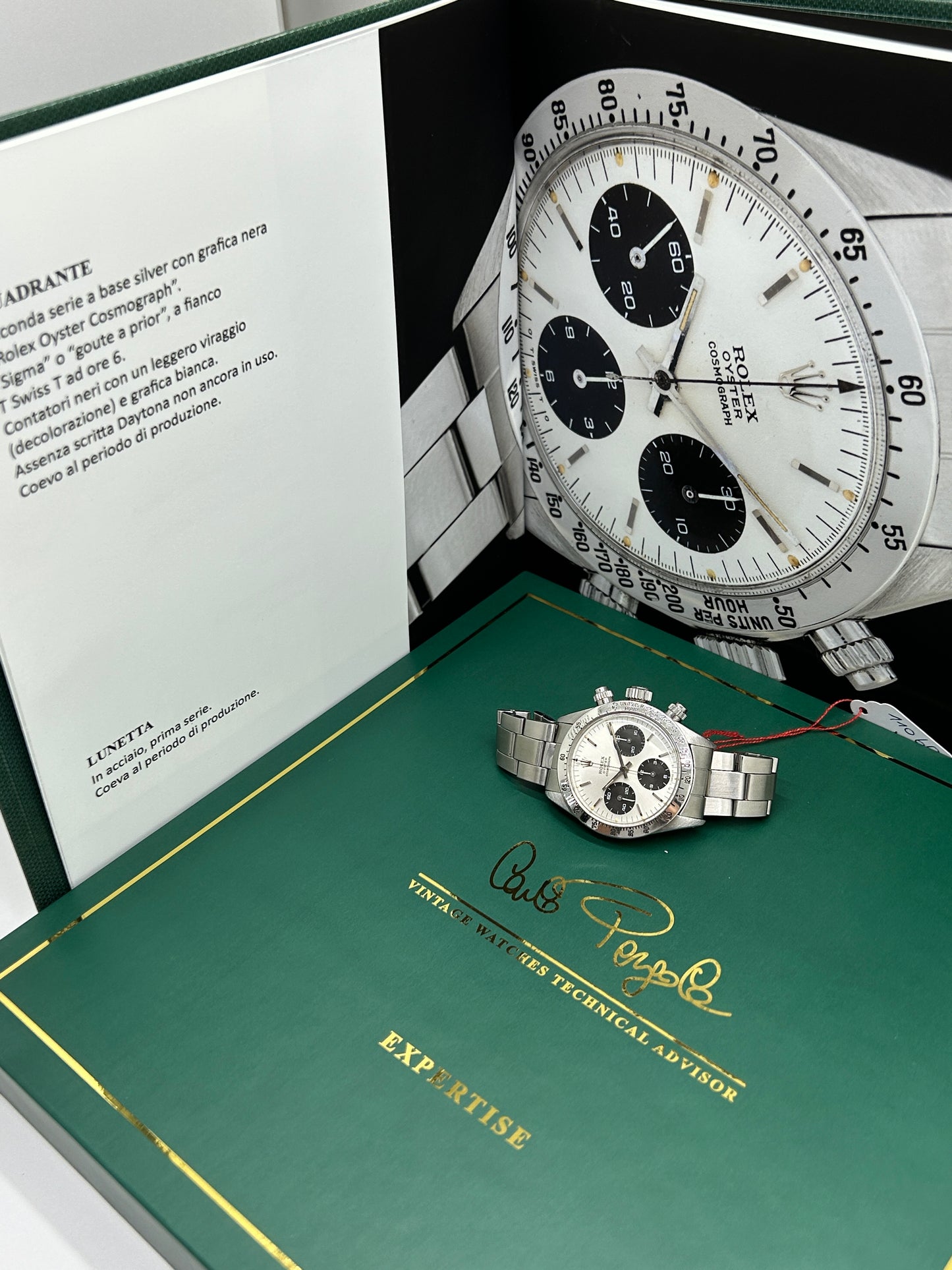 Rolex Daytona - 6265 - White Panda Sigma Dial - Year 1976 - 100% Original & Coeve - Expertized