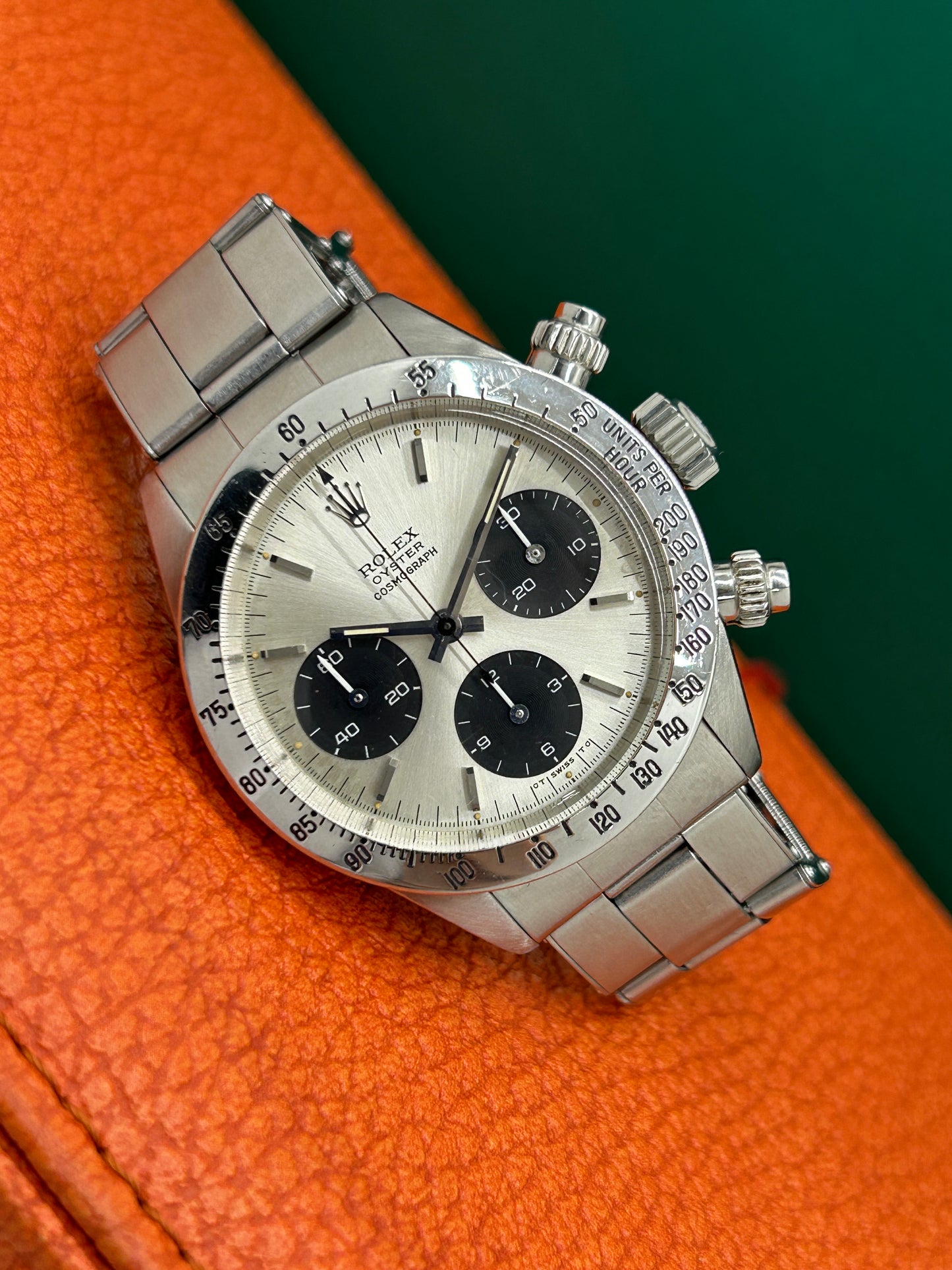 Rolex Daytona - 6265 - White Panda Sigma Dial - American Bracelet - Year 1975 - 100% Original & Coeve - Expertized