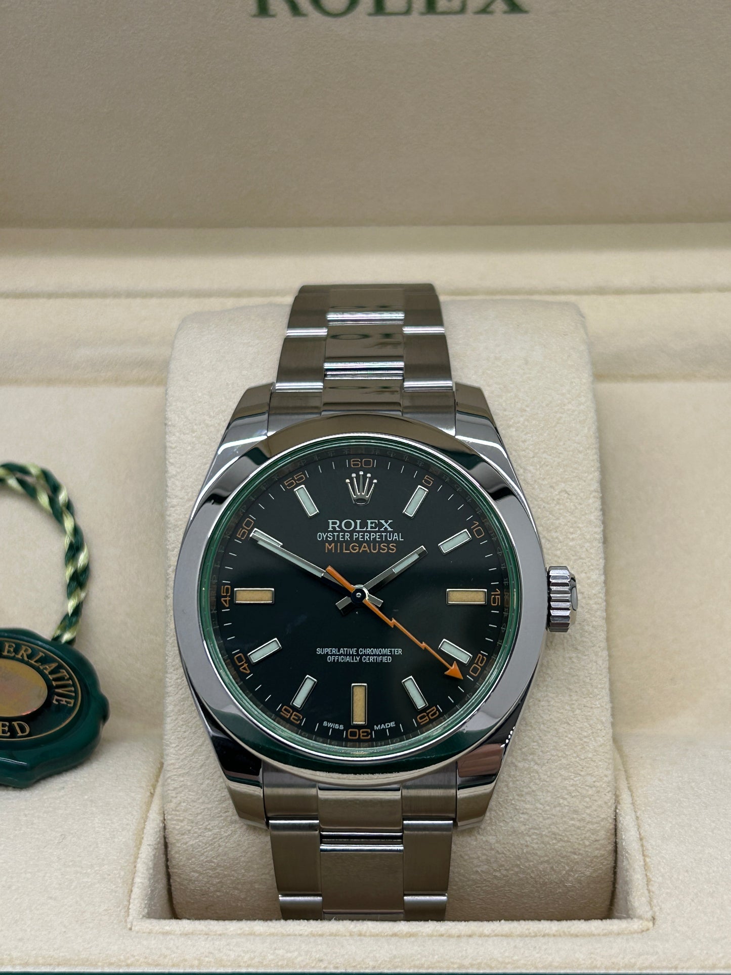 Rolex Milgauss - Black Dial - Ref 116400GV - Year 2015