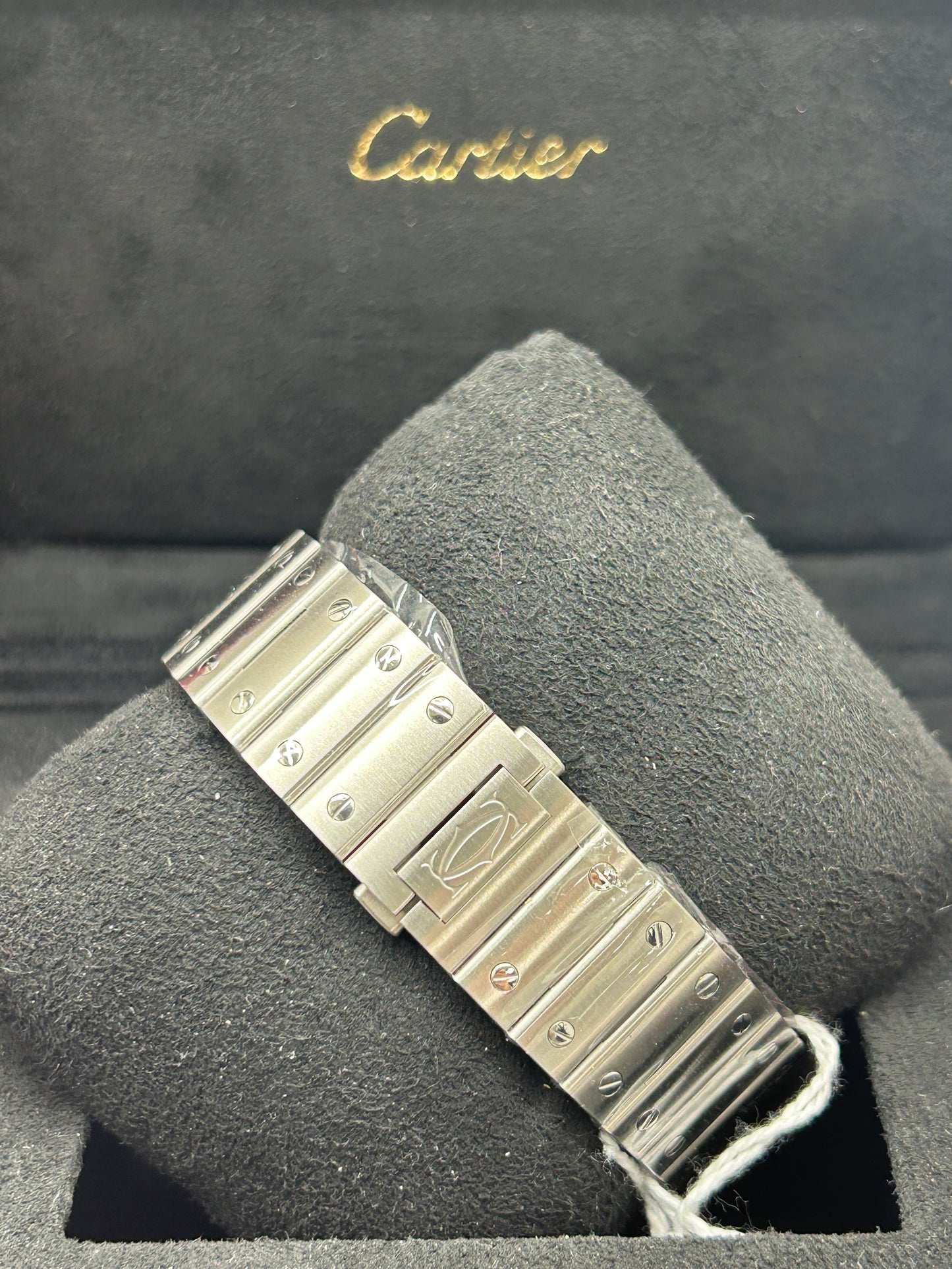 Cartier Santos Green Dial Large - Ref WSSA0062 - New 2024