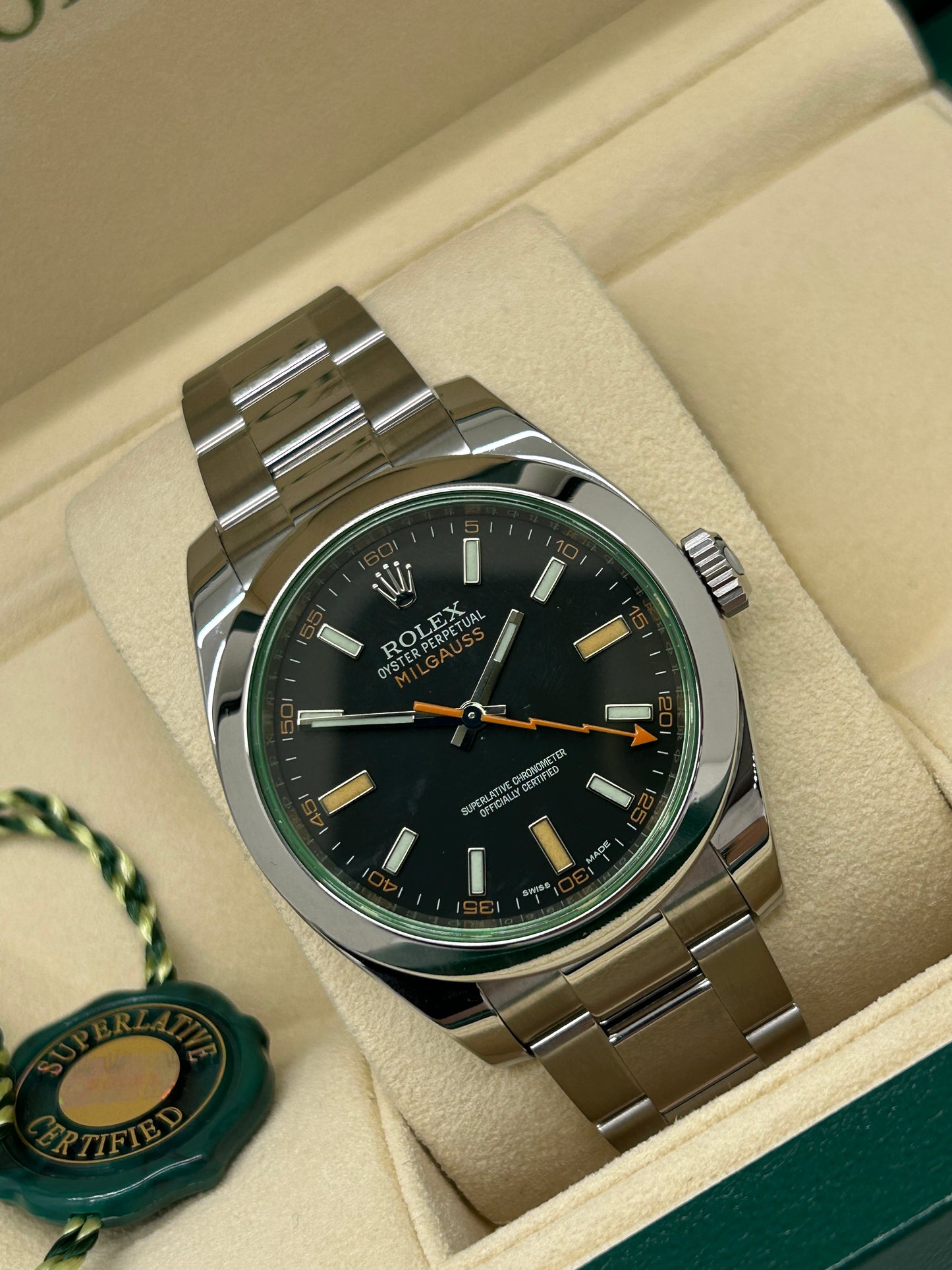 Rolex Milgauss - Black Dial - Ref 116400GV - Year 2015