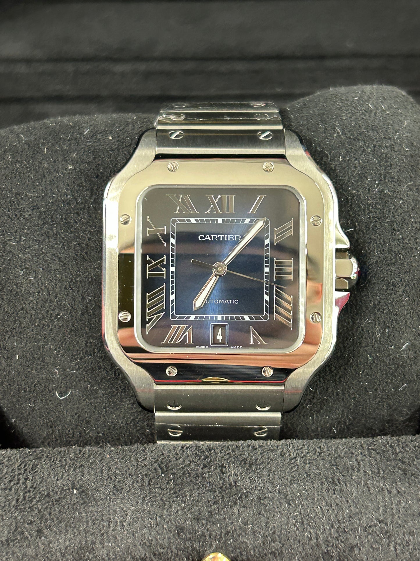 Cartier Santos De Cartier - Large Size - Blue Dial - Ref WSSA0030 - Year 2024