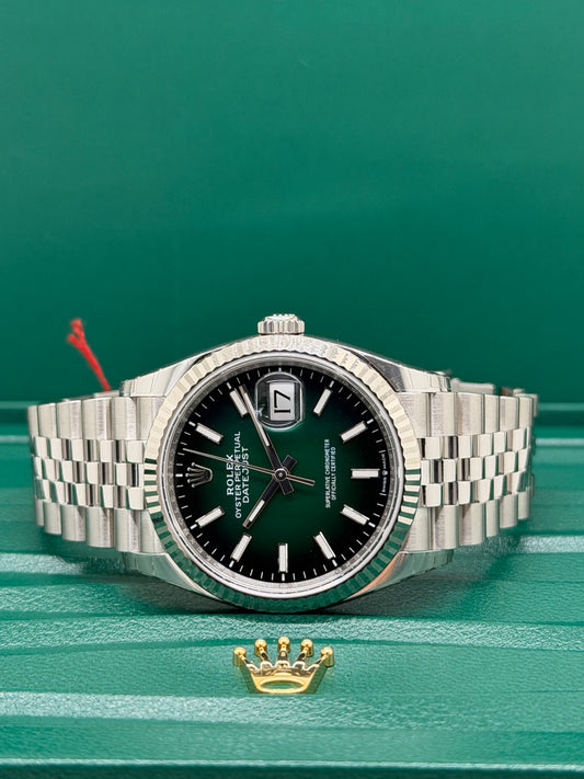Rolex Datejust 36 - Ref.126234 Ombré Dial - New Partially Stickers 2026