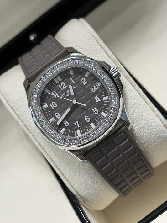 Patek Philippe Aquanaut Brown Dial - Diamonds - Ref 5067A-023 - Year 2017