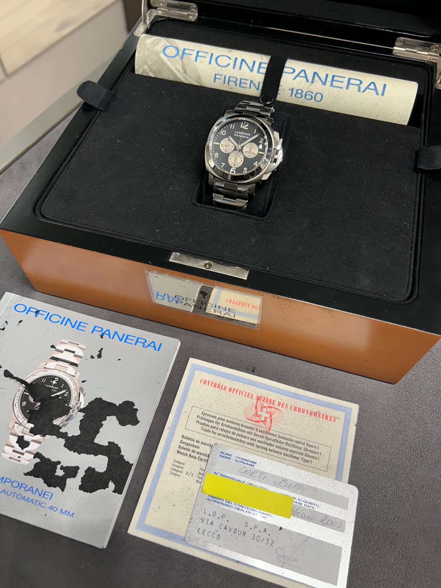 Panerai Luminor Chrono - Limited Edition - Ref.PAM00052 - Year 2000