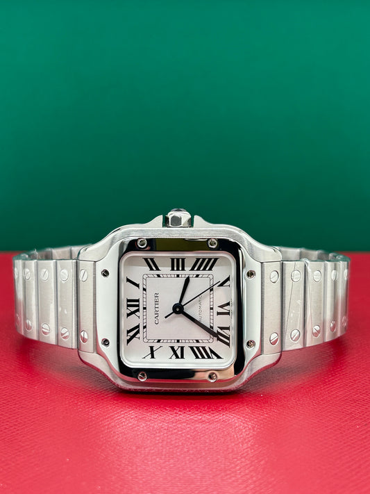 Cartier Santos De Cartier - Medium Size - White Dial - Ref WSSA0029 - Year 2025