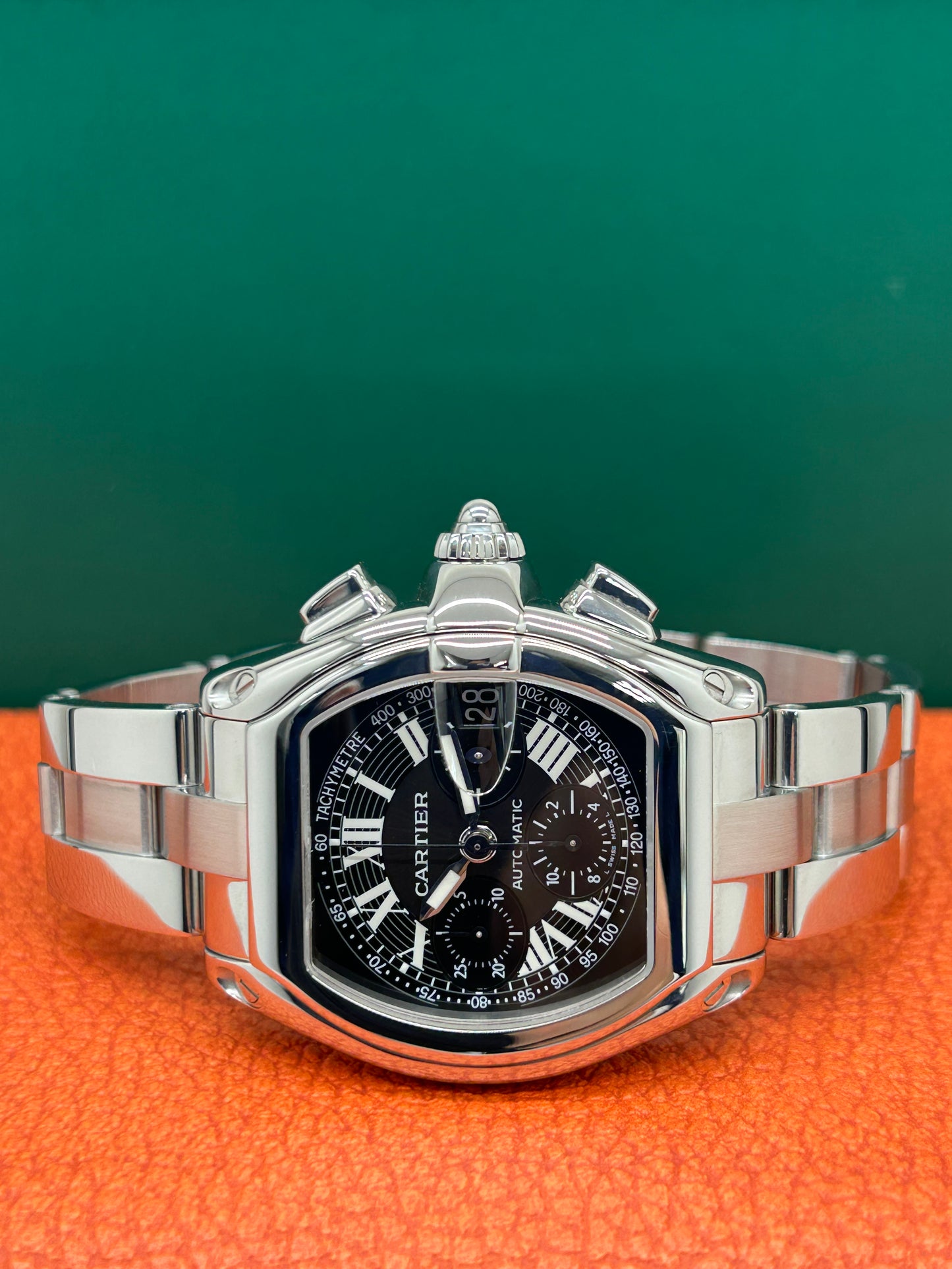 Cartier Roadster Chronograph - Black Dial - Ref 2618