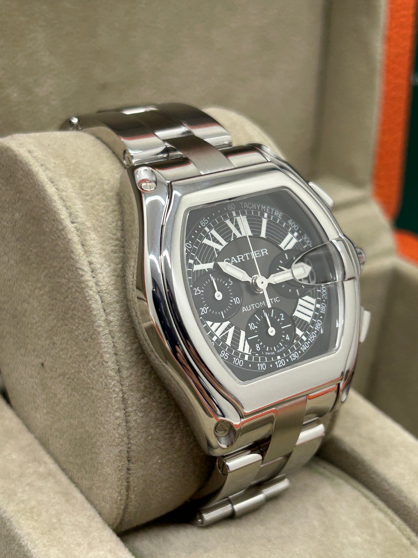 Cartier Roadster Chronograph - Black Dial - Ref 2618