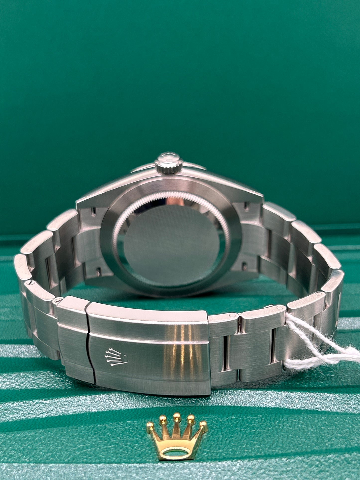 Rolex Oyster Perpetual Stainless - Pistachio Dial - New 2025