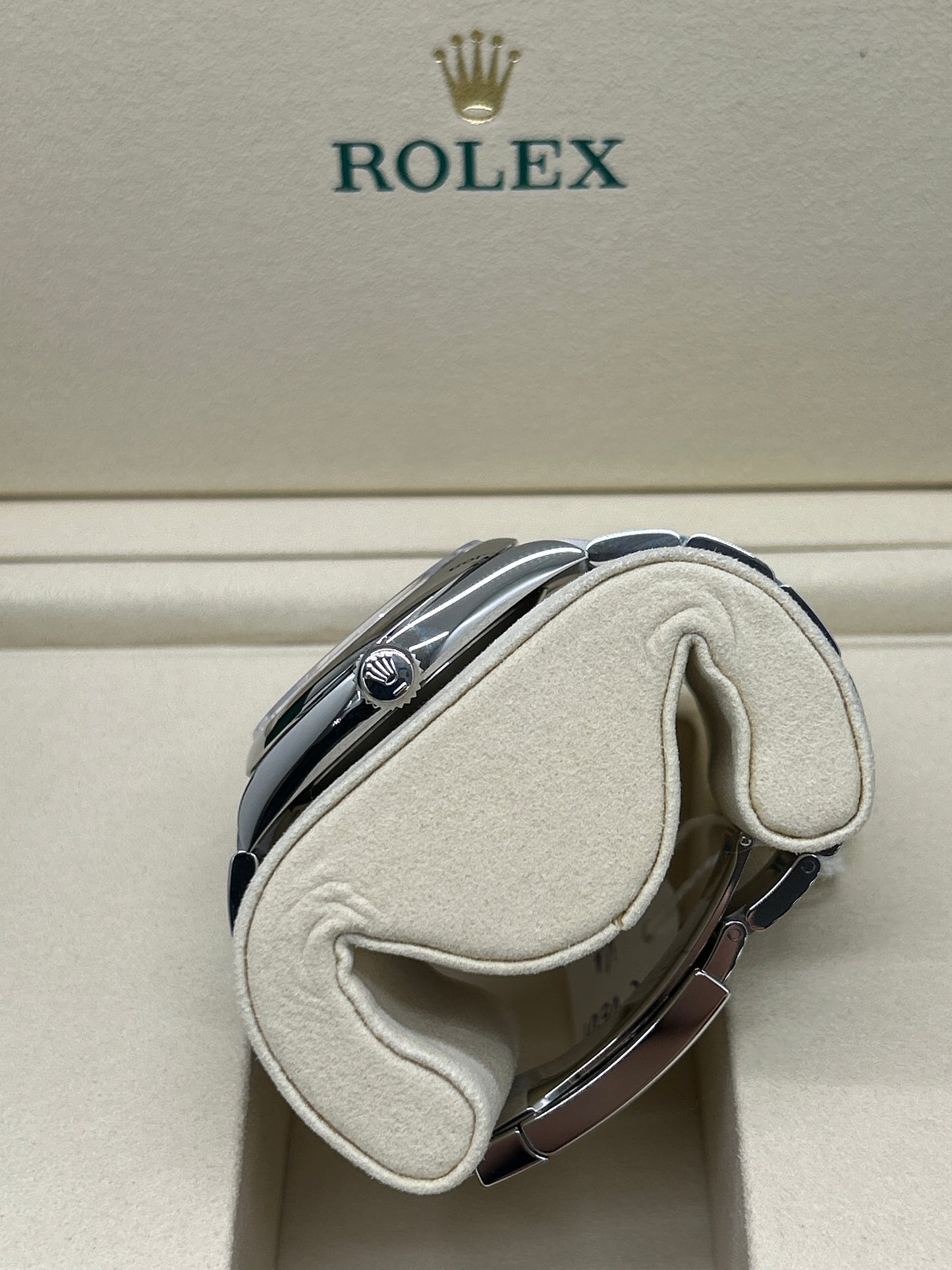 Rolex Oyster Perpetual Stainless - Pistachio Dial - New 2025