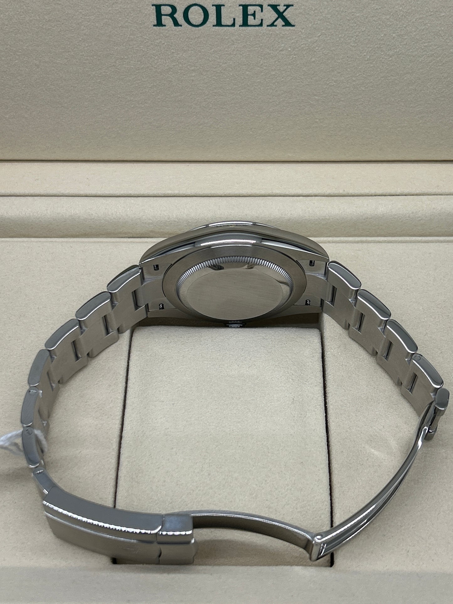 Rolex Oyster Perpetual Stainless - Pistachio Dial - New 2025