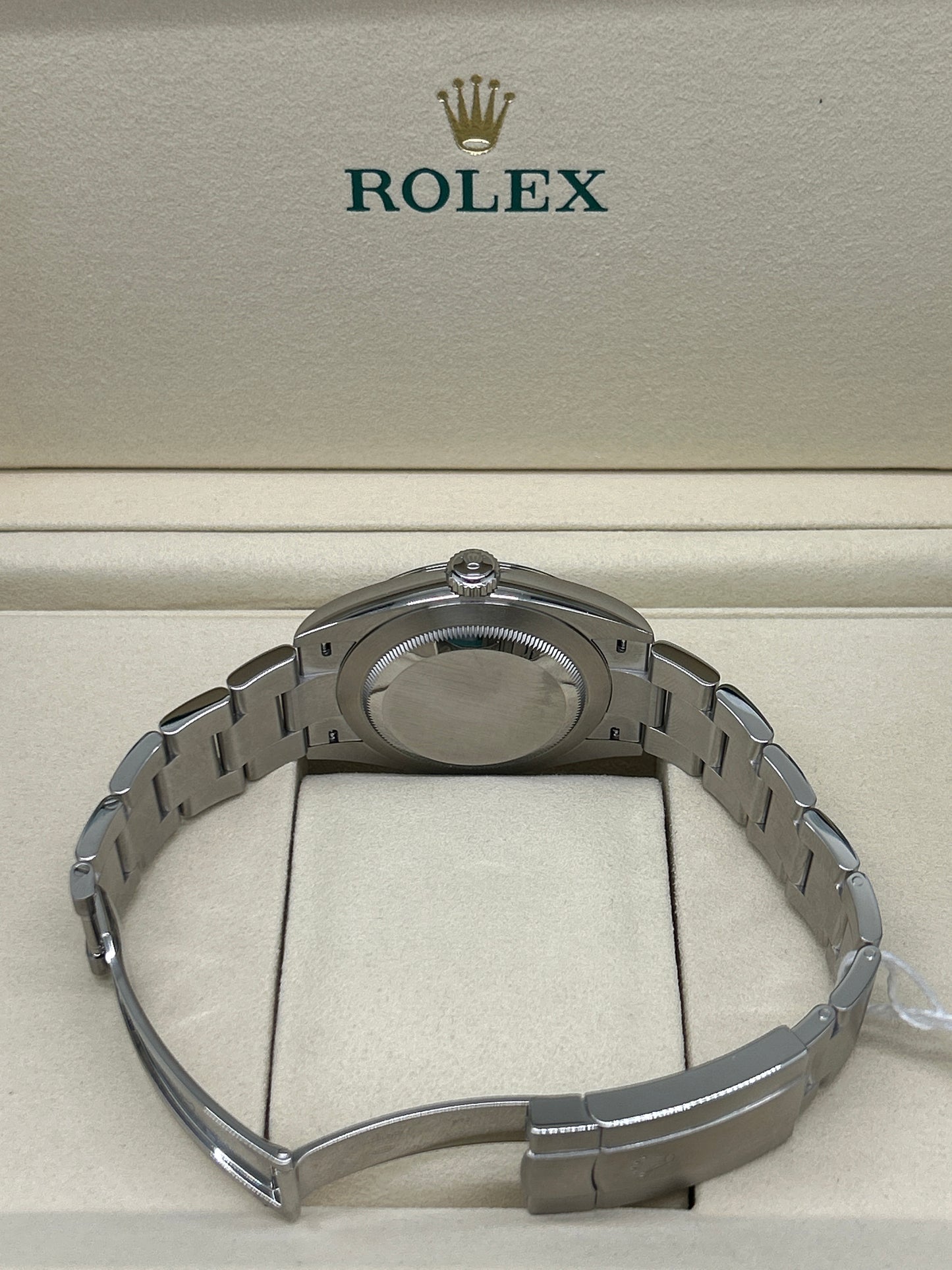 Rolex Oyster Perpetual Stainless - Pistachio Dial - New 2025