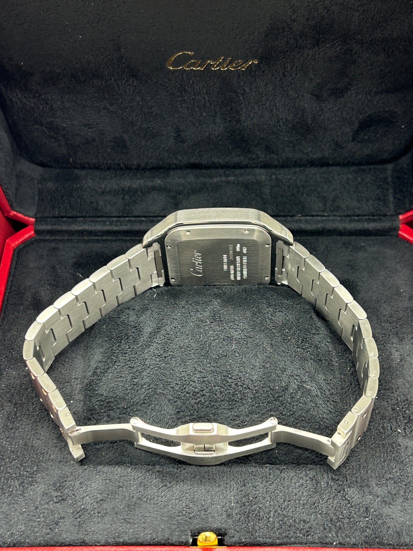 Cartier Santos De Cartier Gold/Steel - Large Size - Ref W2SA0009 -New 2023