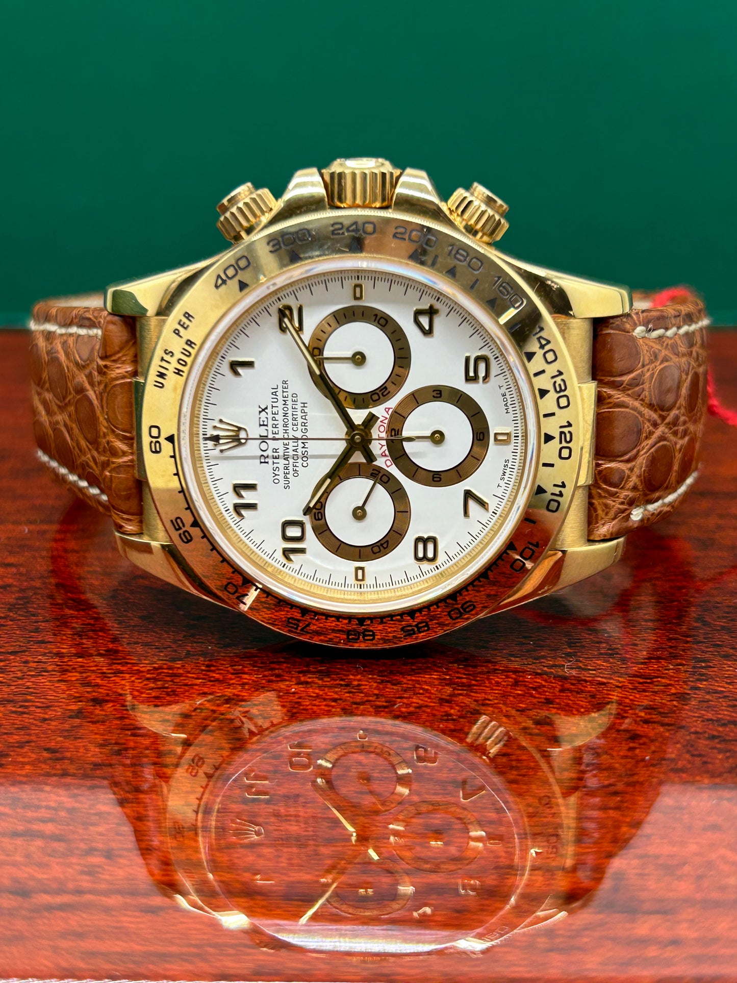 Rolex Daytona - White Dial - 18kt Gold - Ref 16518 - Unworn 1998
