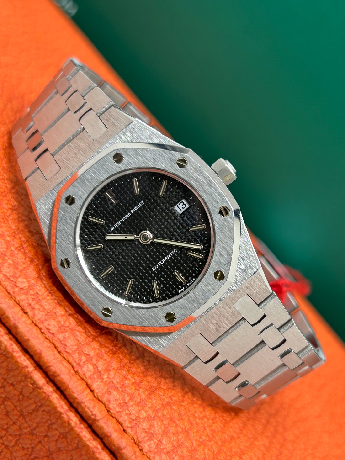 Audemars Piguet Royal Oak Automatic 30mm Automatic - Black Dial - Ref 14470ST - AP Extract - Year 1992