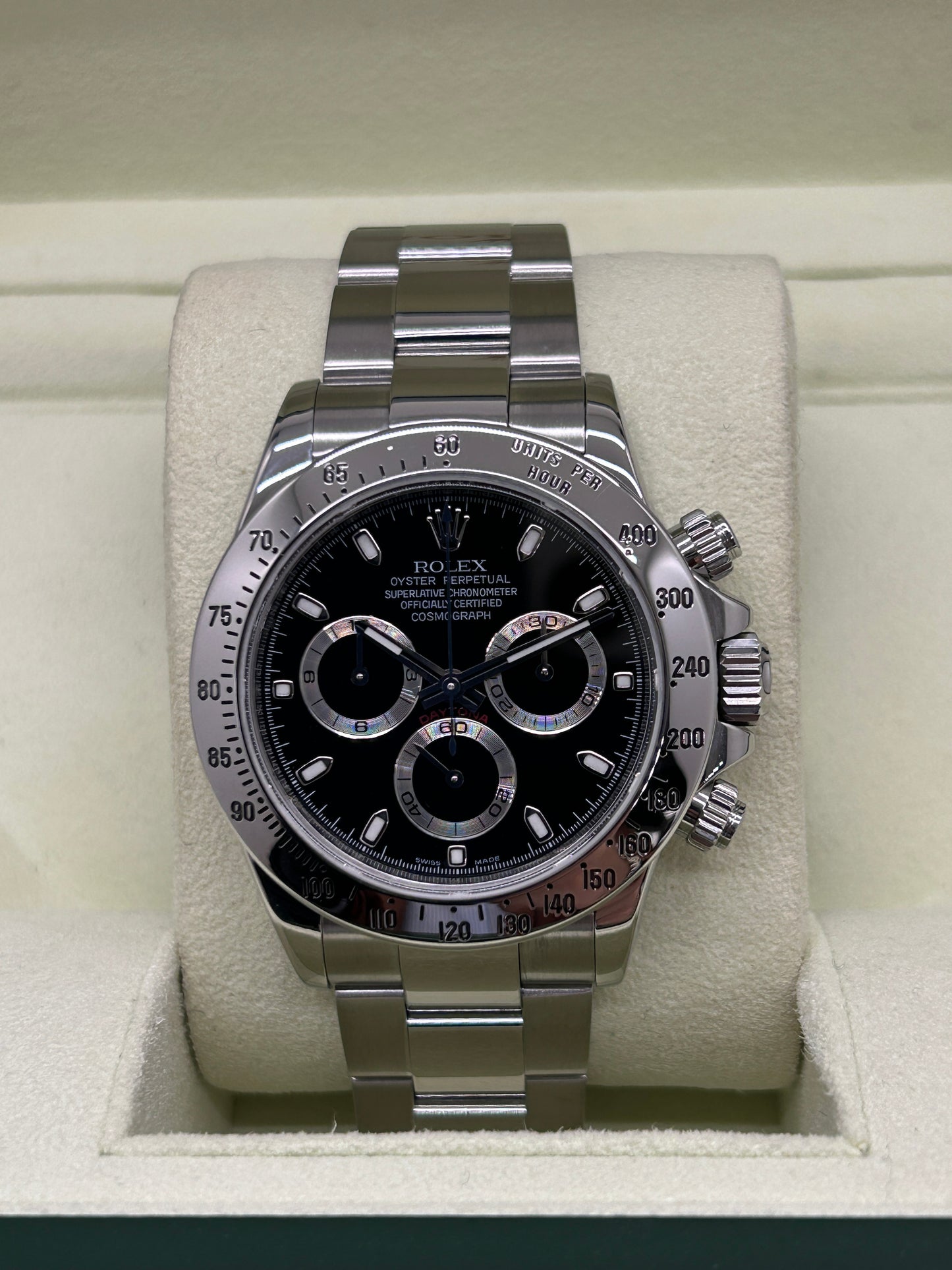 Rolex Daytona Black Dial Ref. 116520 - Year 2010