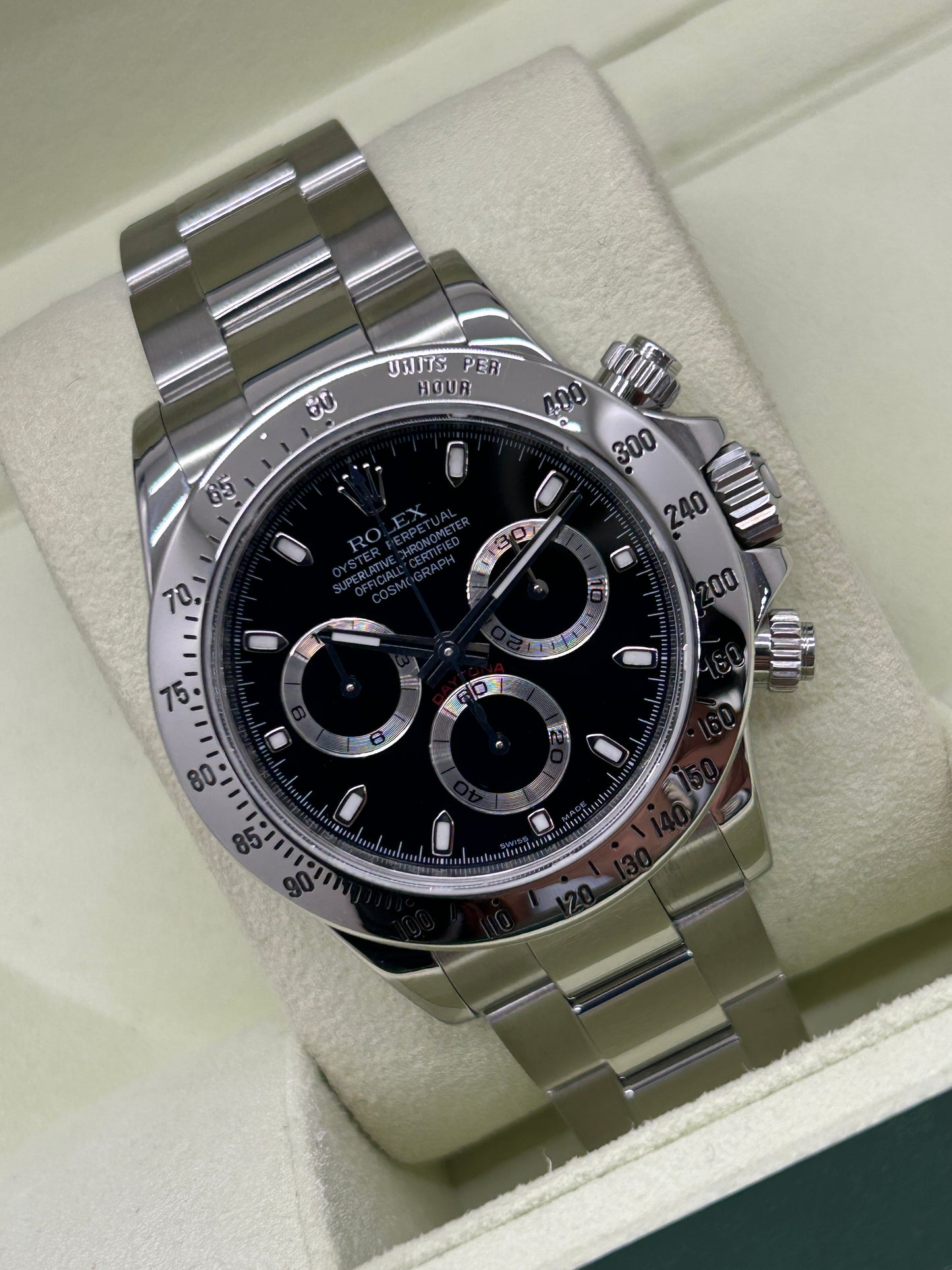 Rolex Daytona Black Dial Ref. 116520 - Year 2010
