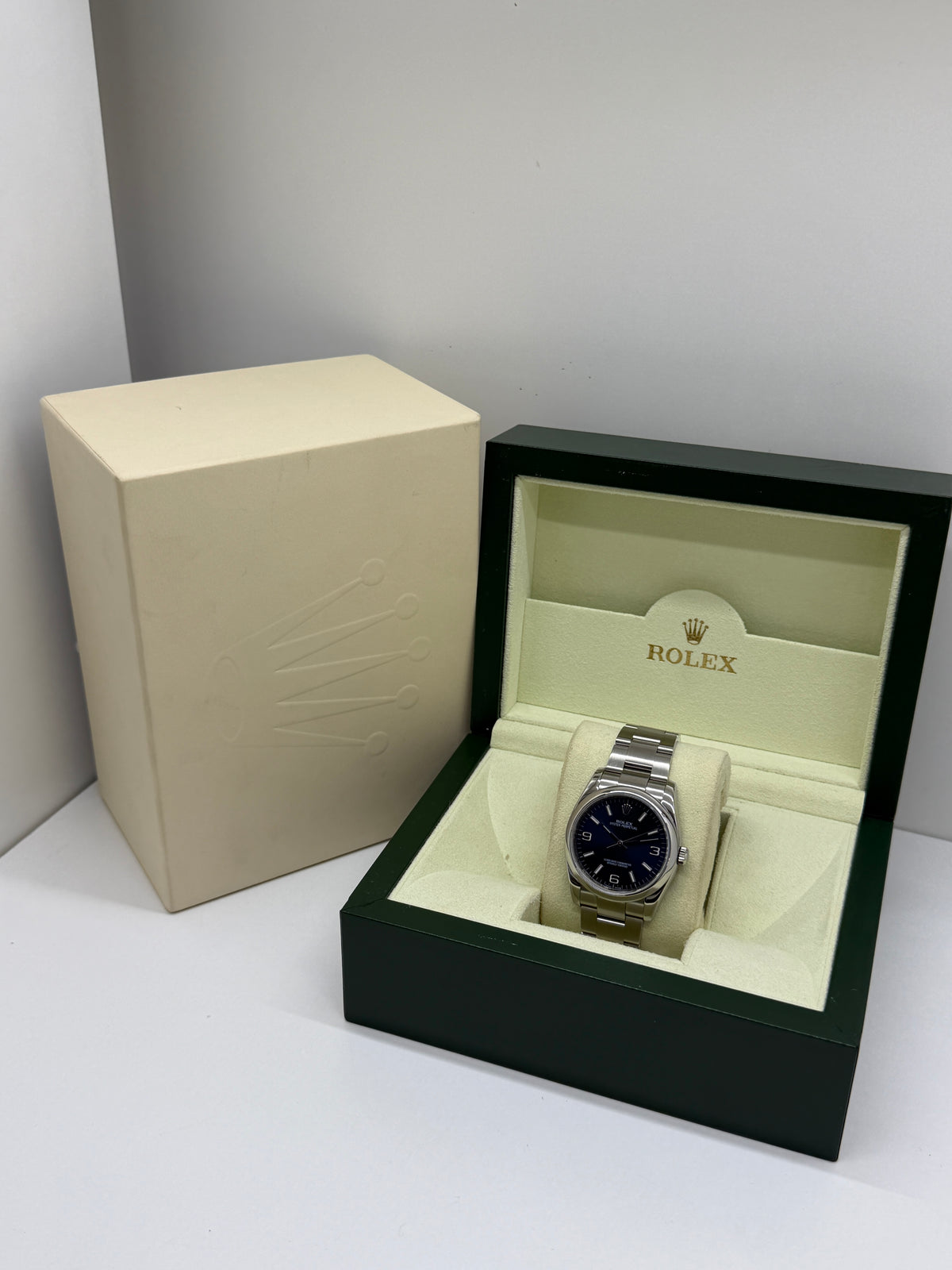Rolex Oyster Perpetual 36 - Blue Dial - Ref 116000 - Year 2009