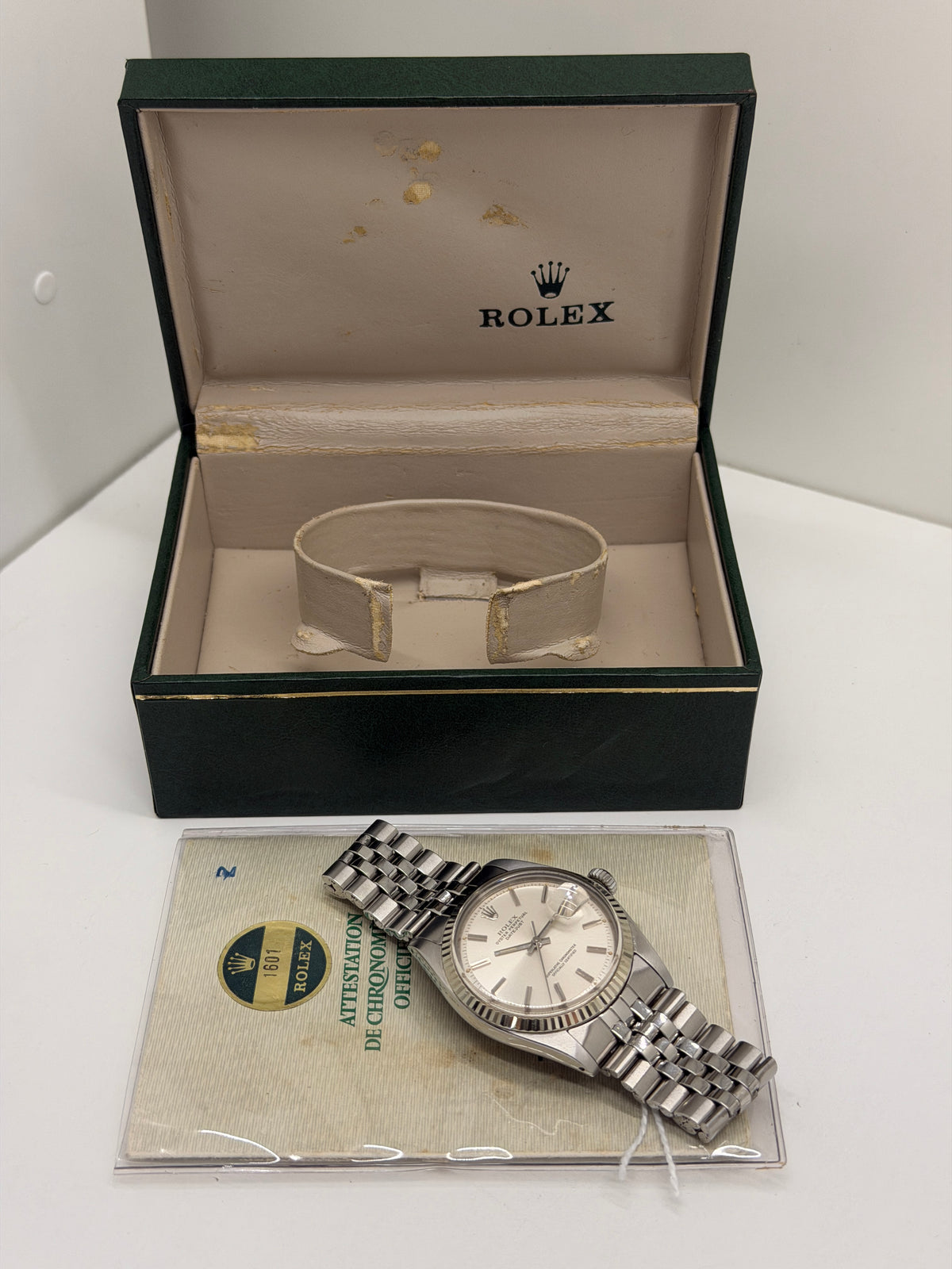 Rolex Datejust 36mm - Ref 1601 - Silver Dial - Year 1974