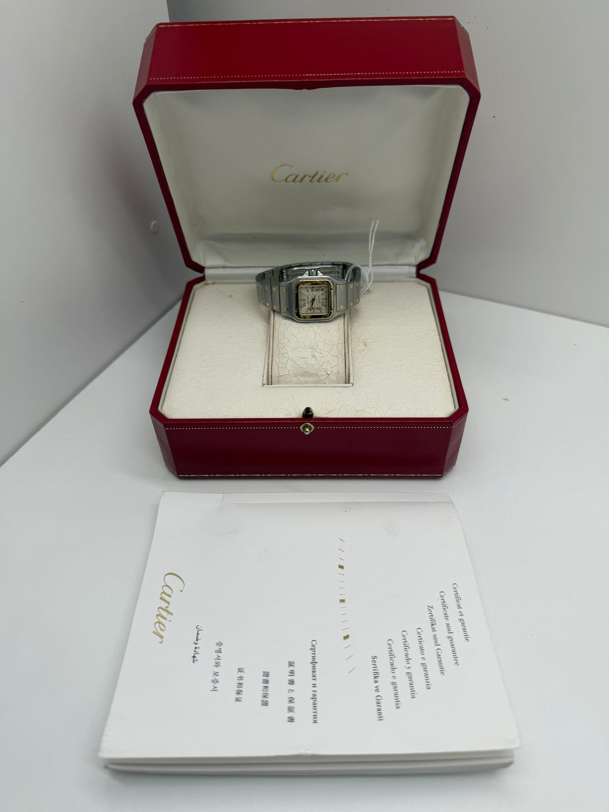 Cartier Santos Galbée Ref.2423 - Yellow Gold & Steel
