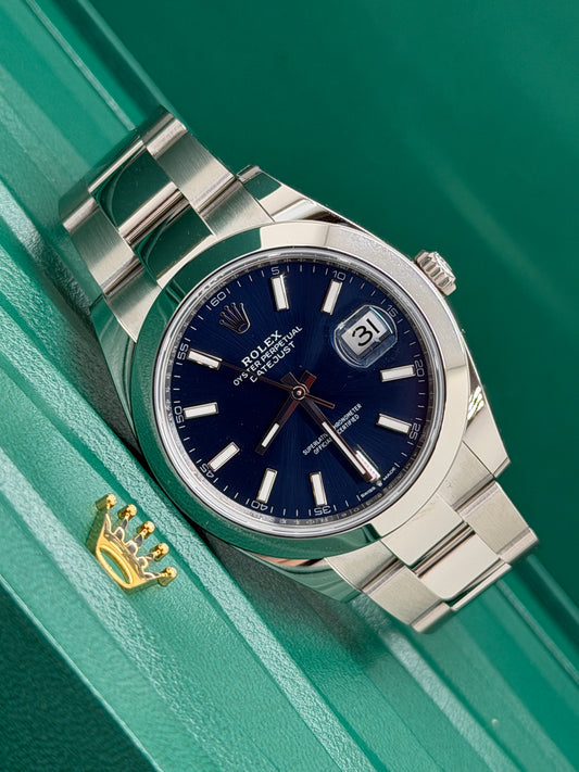 Rolex Datejust 41 - Blue Dial - Ref 126300 - New 2026
