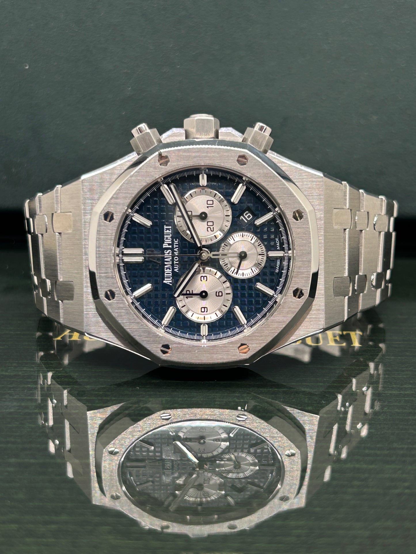 Audemars Piguet Royal Oak Chronograph 41mm - Blue Panda Dial - Ref 26331ST.OO.1220ST.01 - Year 2019