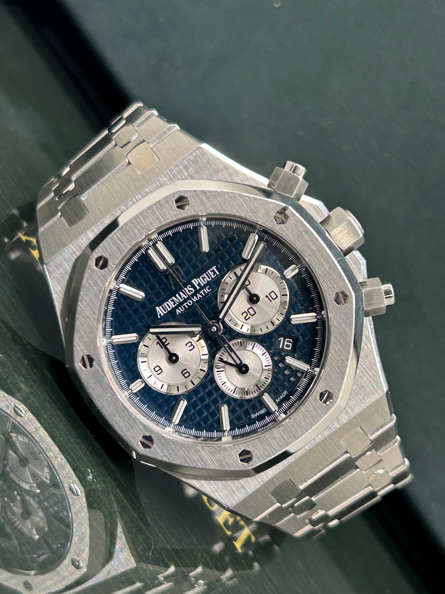 Audemars Piguet Royal Oak Chronograph 41mm - Blue Panda Dial - Ref 26331ST.OO.1220ST.01 - Year 2019