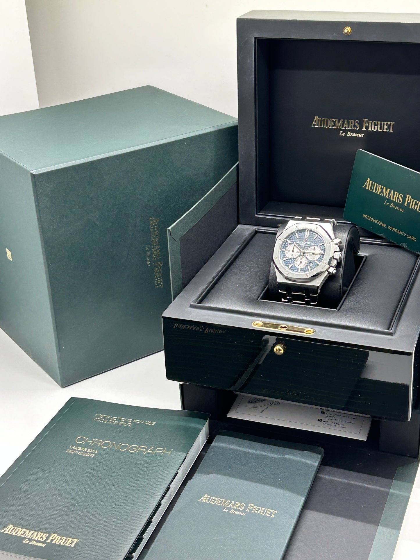 Audemars Piguet Royal Oak Chronograph 41mm - Blue Panda Dial - Ref 26331ST.OO.1220ST.01 - Year 2019