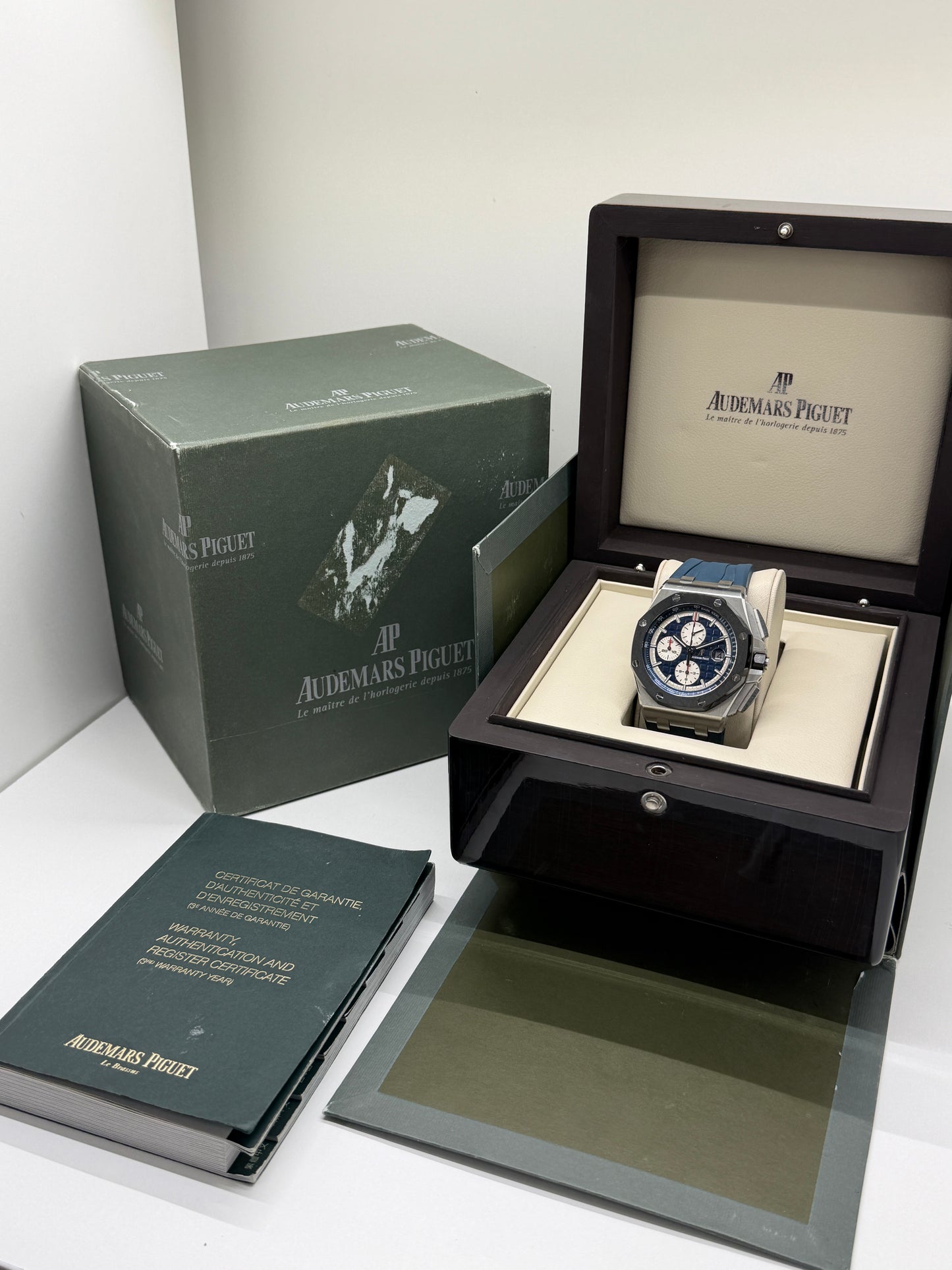 Audemars Piguet Royal Oak Offshore Chronograph Ref.26400SO.OO.A002CA.01 - Blue Dial - Year 2014