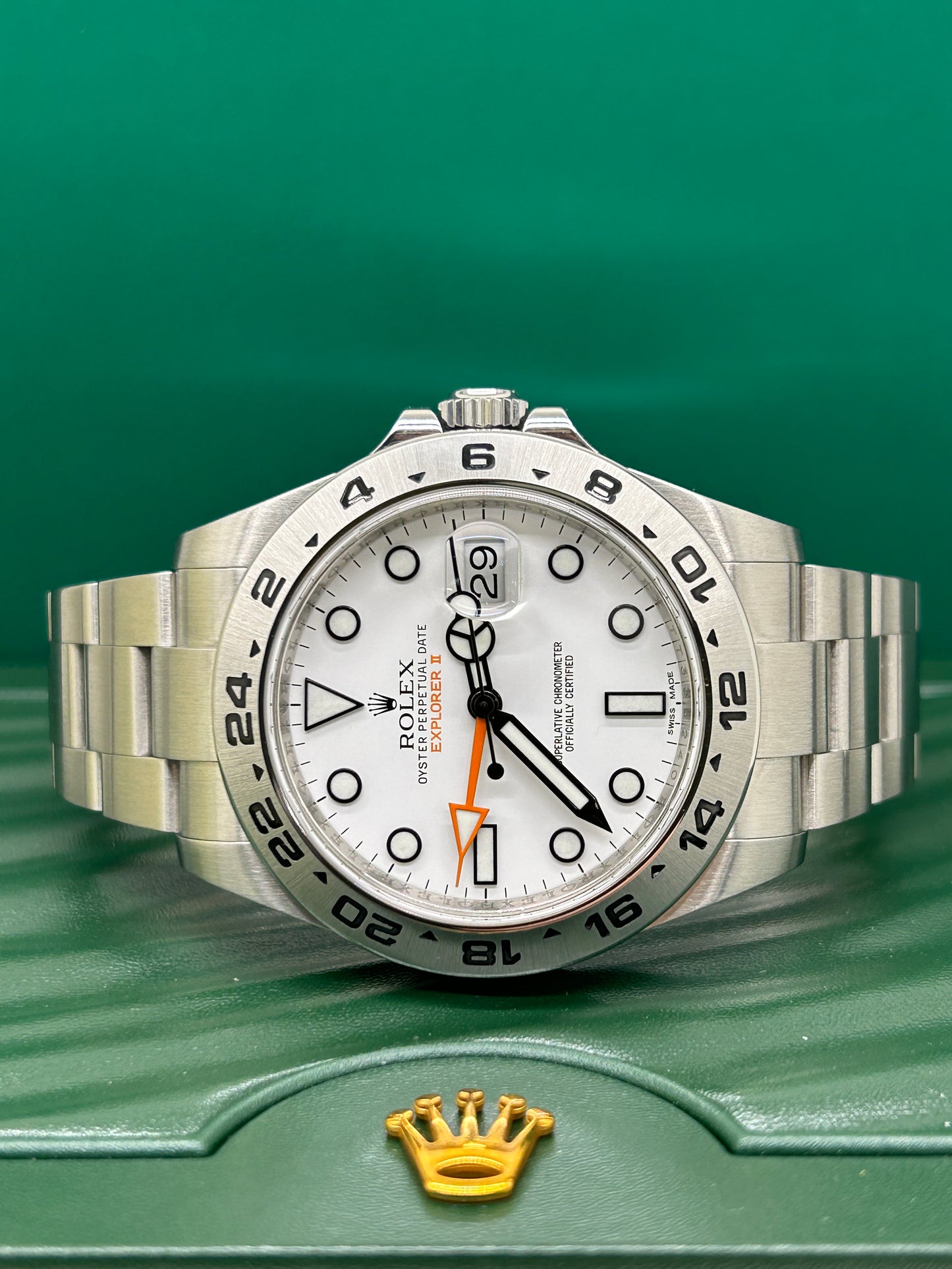Rolex Explorer II - White Polar Dial - Ref 216570 - Year 2014