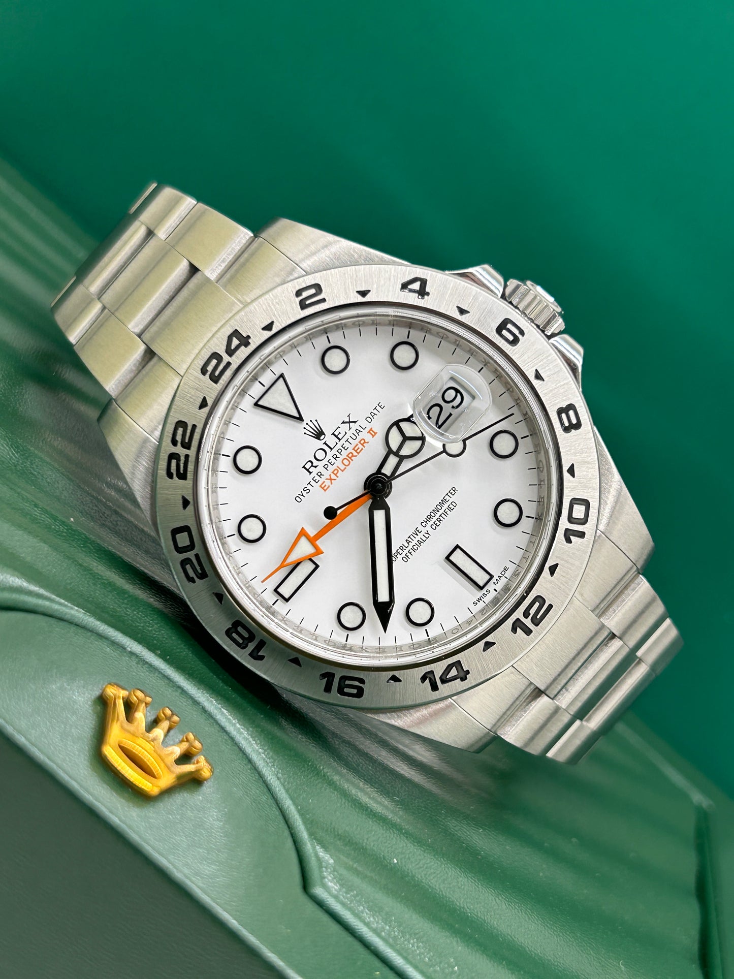 Rolex Explorer II - White Polar Dial - Ref 216570 - Year 2014