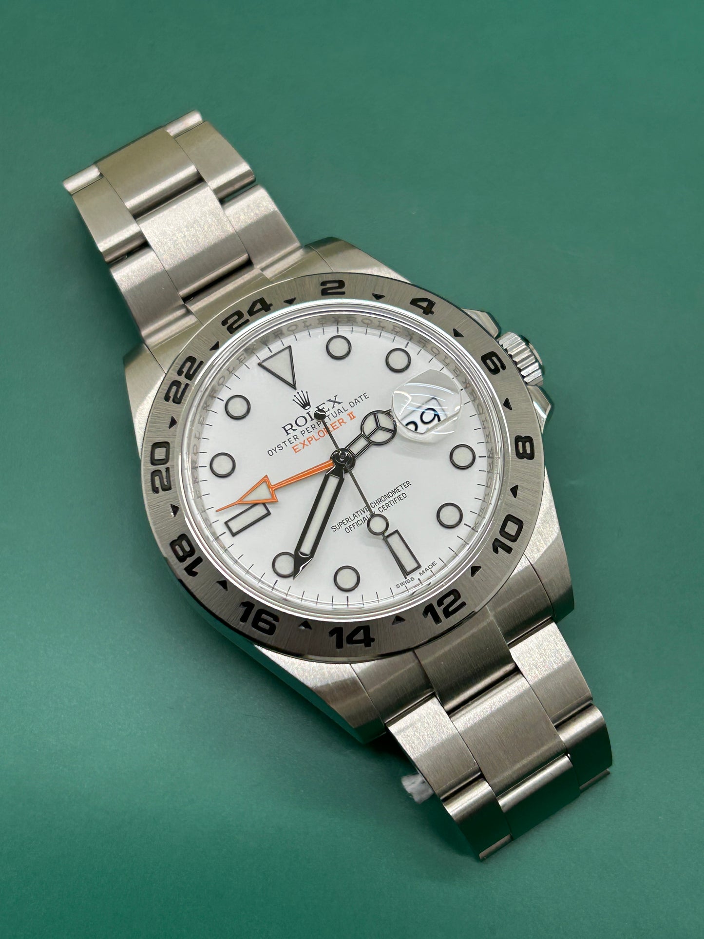 Rolex Explorer II - White Polar Dial - Ref 216570 - Year 2014