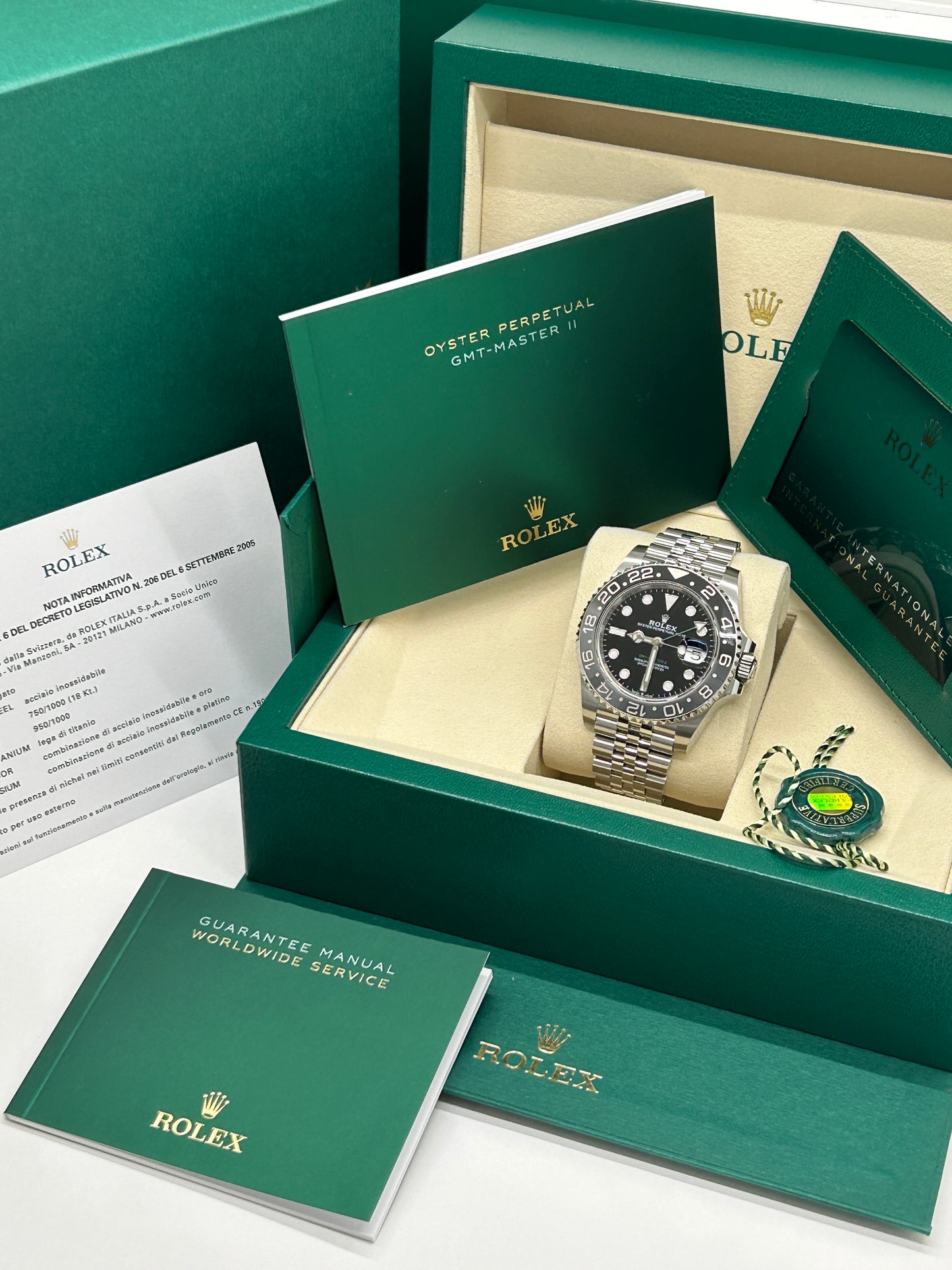 Rolex GMT-Master II - Bruce - Ref 126710GRNR - New 2025