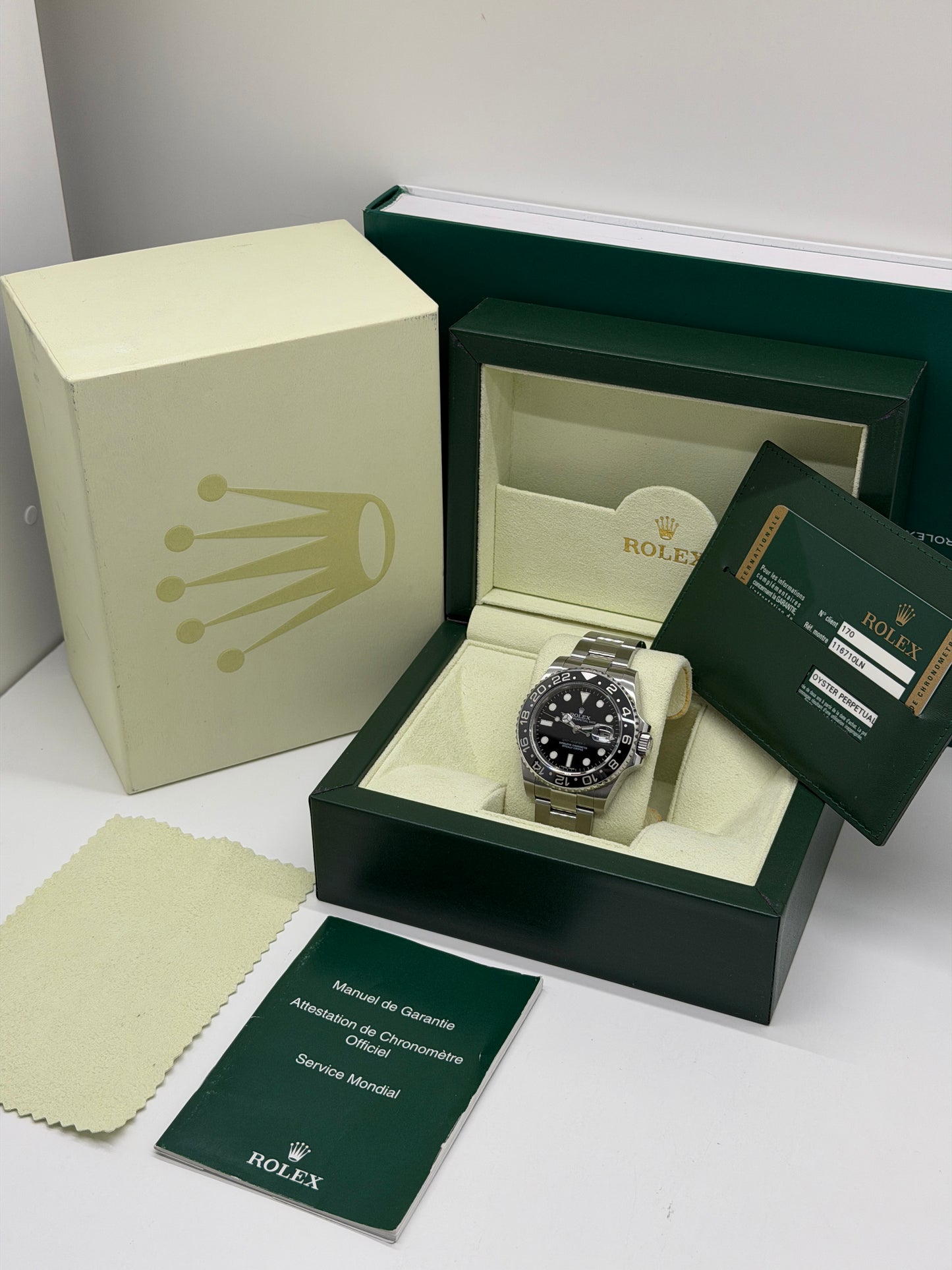 Rolex GMT-Master II - Ref. 116710LN - "Stick Dial" - Year 2009