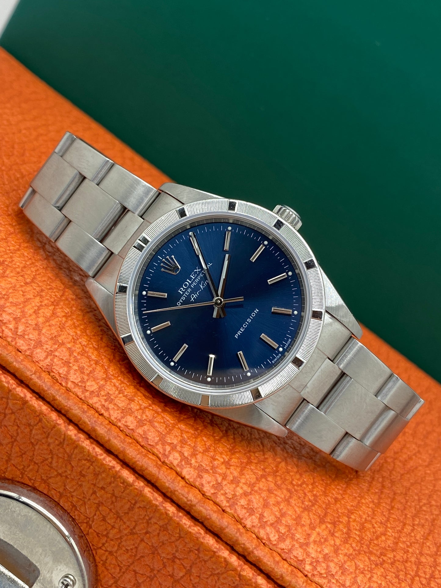 Rolex Air-King - Blue Dial - 34mm - Ref. 14010 - Year 1999
