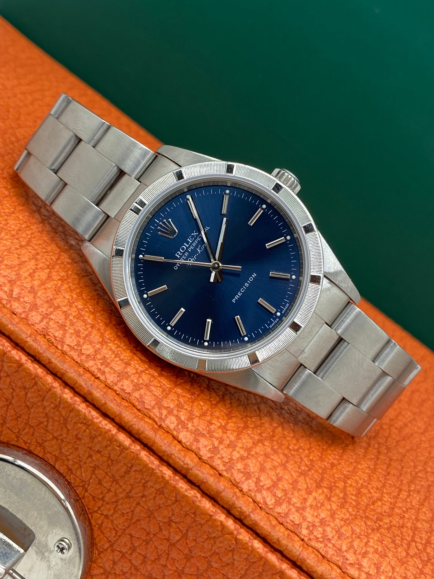 Rolex Air-King - Blue Dial - 34mm - Ref. 14010 - Year 1999
