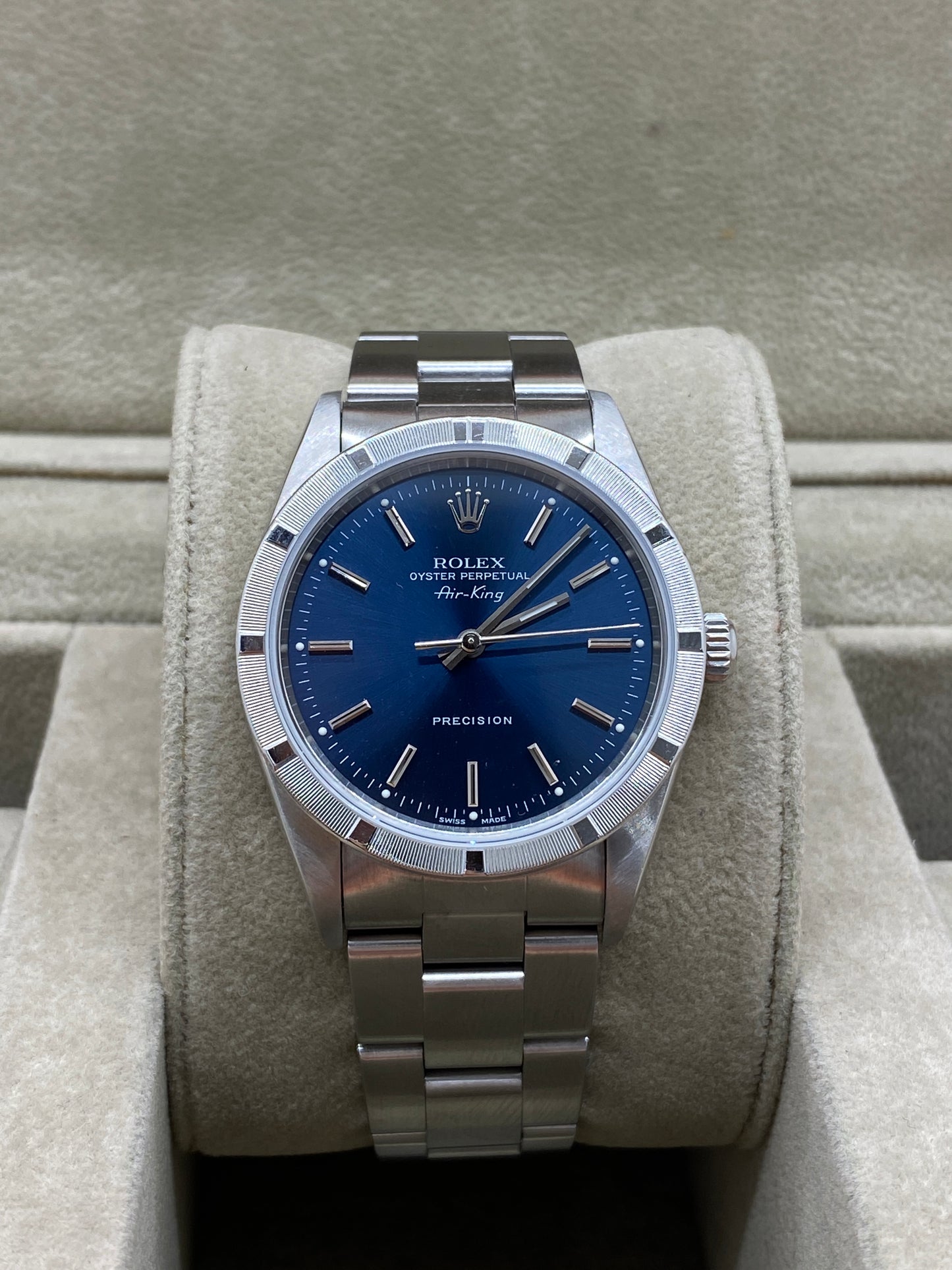 Rolex Air-King - Blue Dial - 34mm - Ref. 14010 - Year 1999