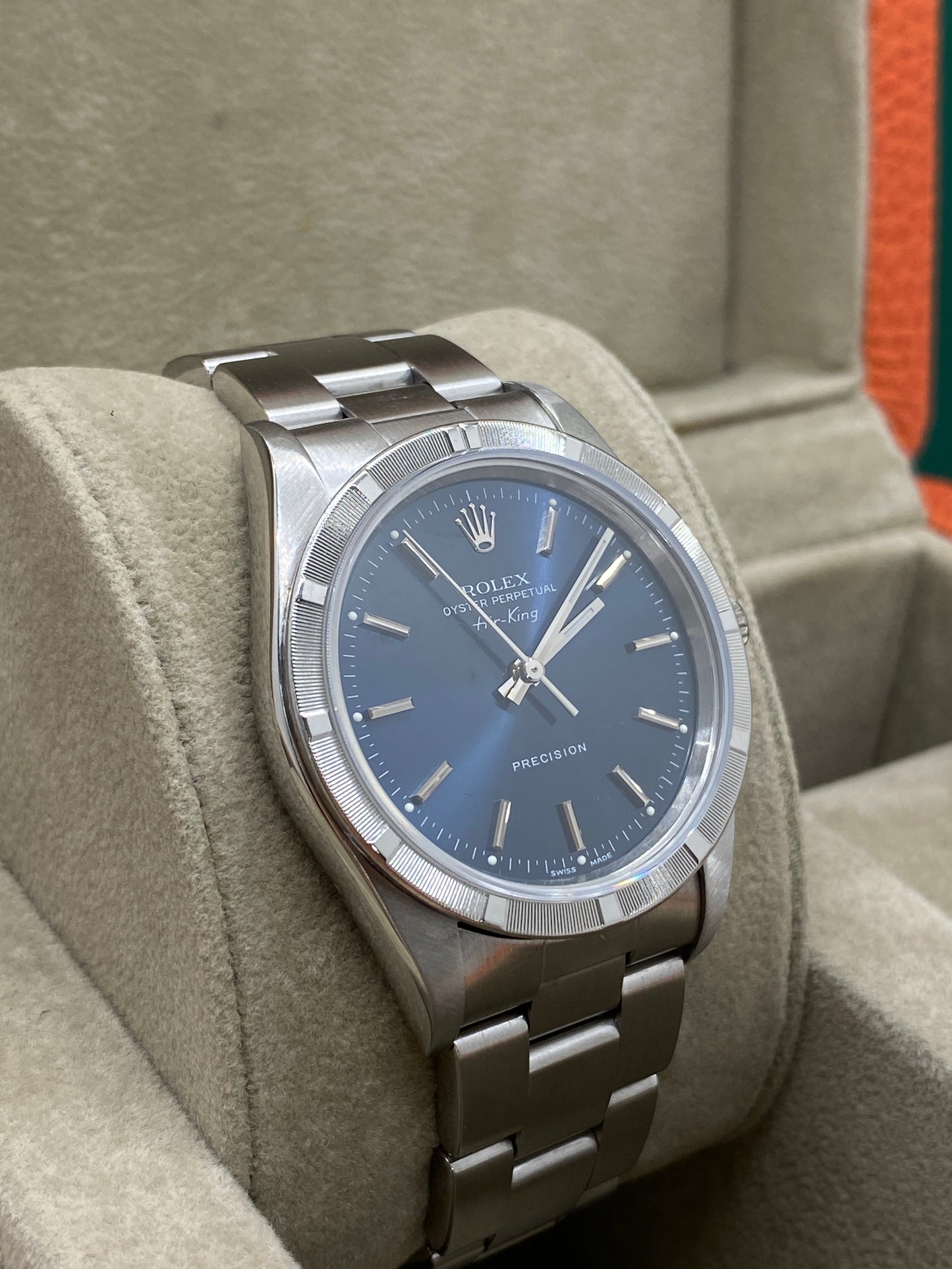 Rolex Air-King - Blue Dial - 34mm - Ref. 14010 - Year 1999