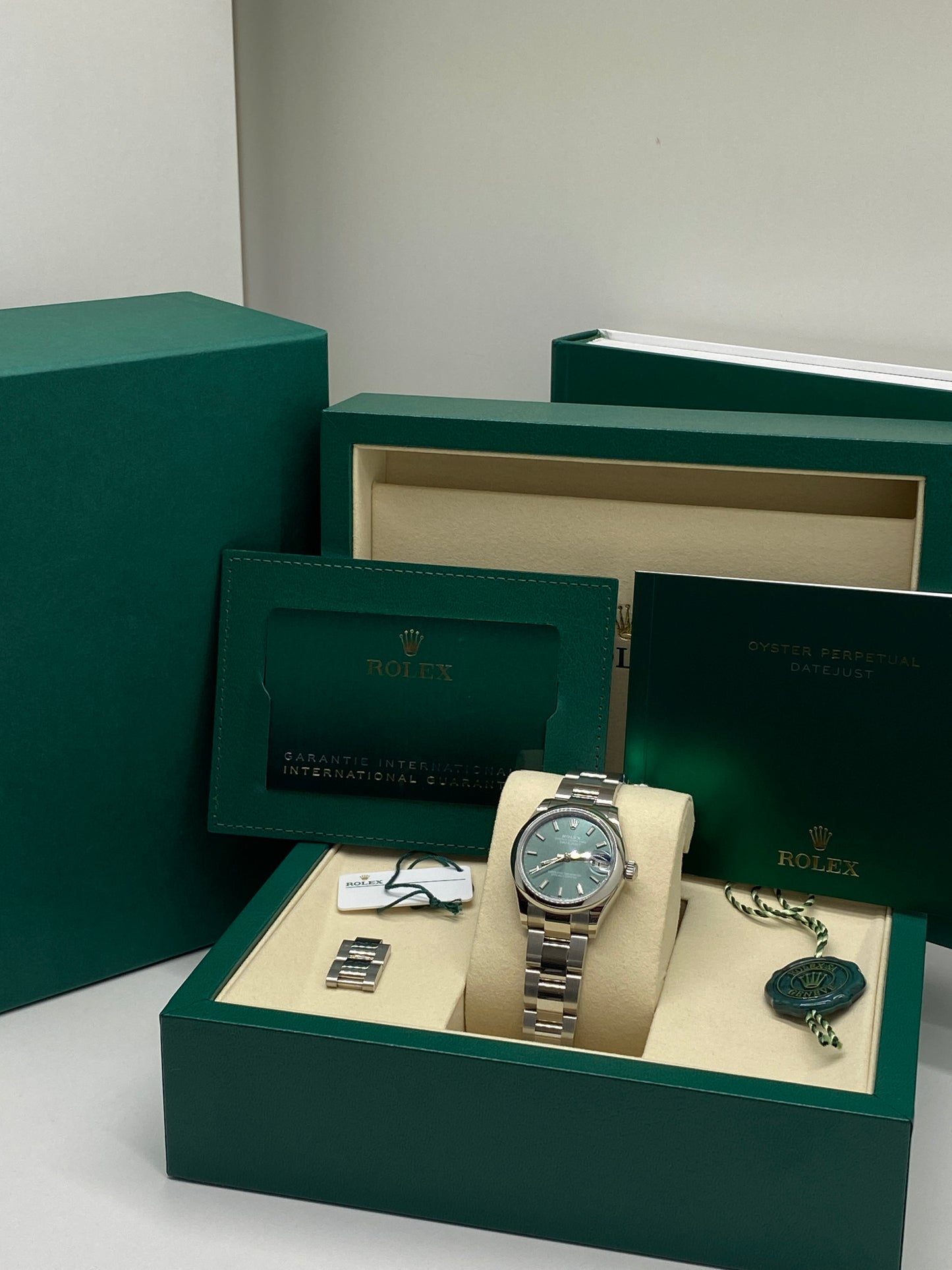 Rolex Datejust 31 Green Mint Ref. 278240 - New 2025