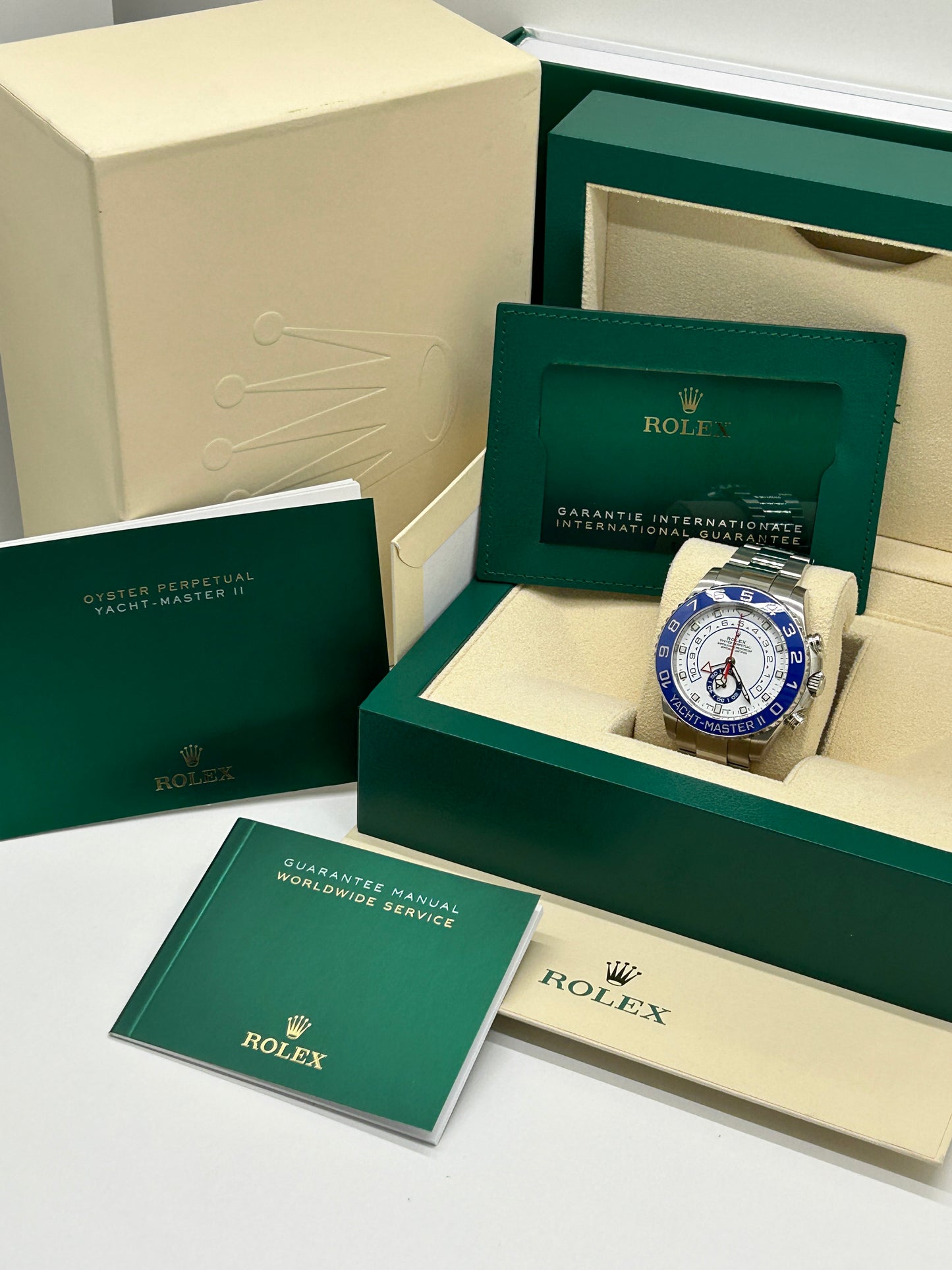 Rolex Yacht-Master II - White Dial - Ref 116680 - Year 2015