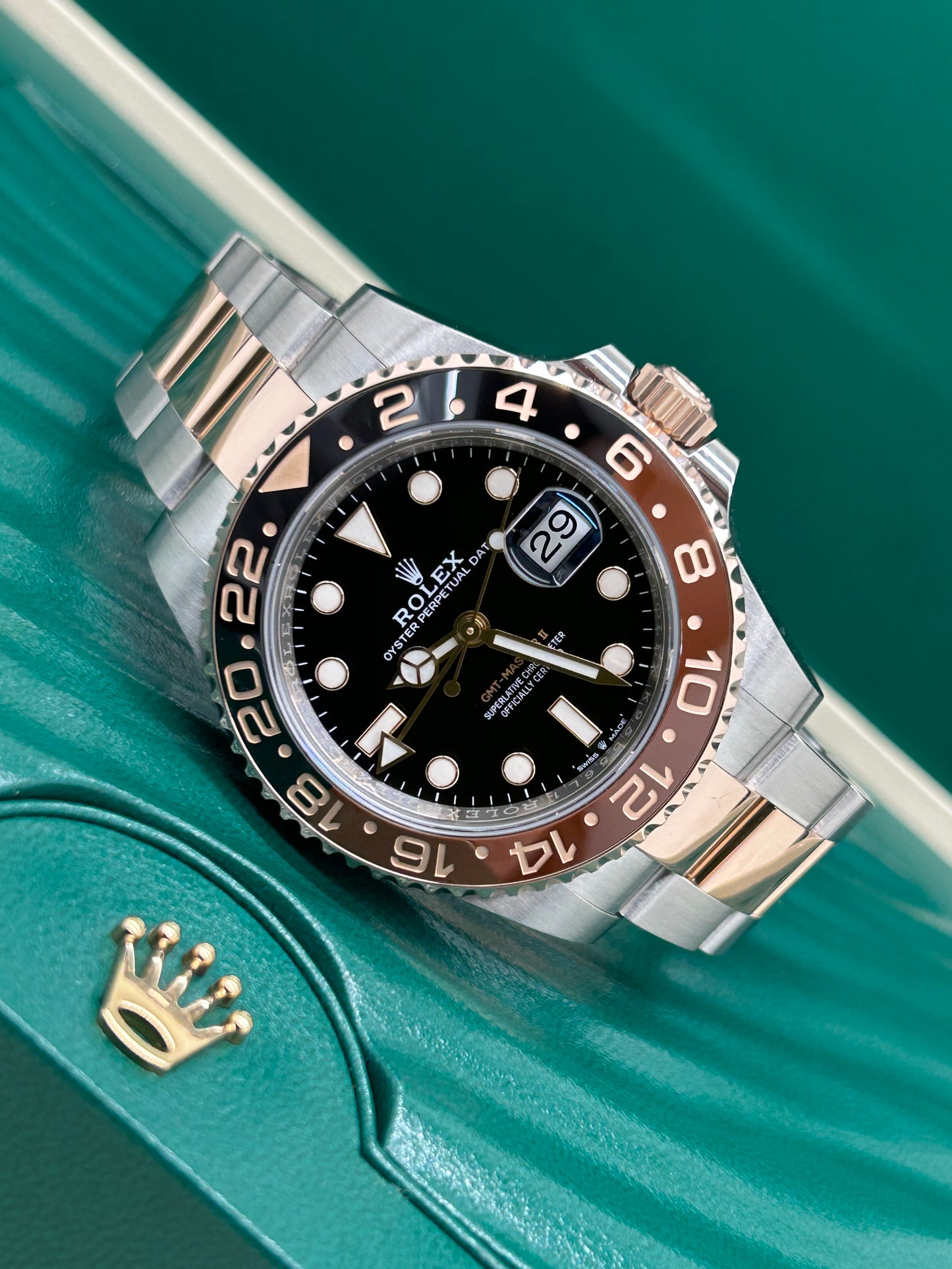Rolex GMT-Master II - Root Beer - 18Kt Rose Gold - Ref 126711CHNR - Year 2021