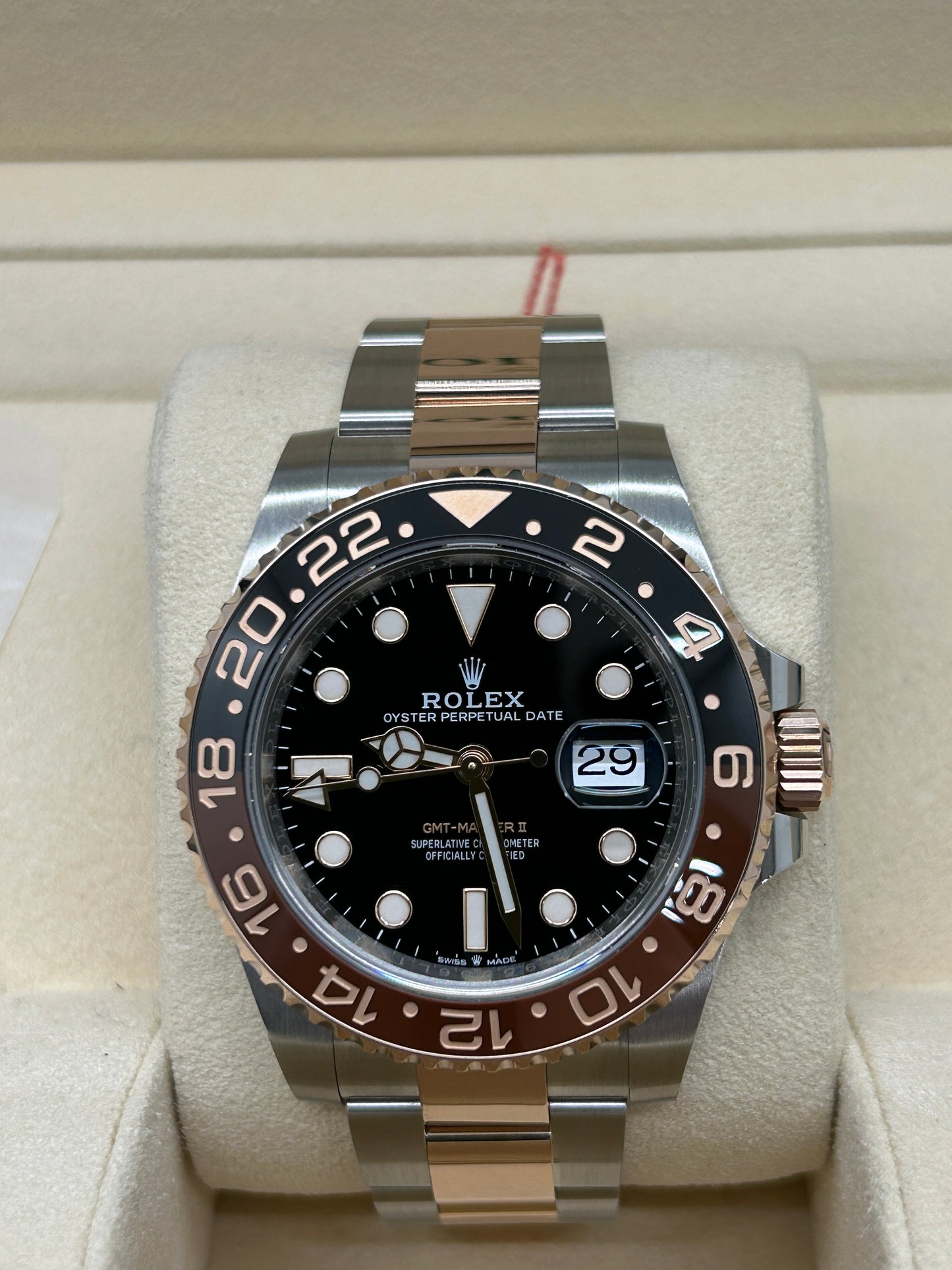 Rolex GMT-Master II - Root Beer - 18Kt Rose Gold - Ref 126711CHNR - Year 2021